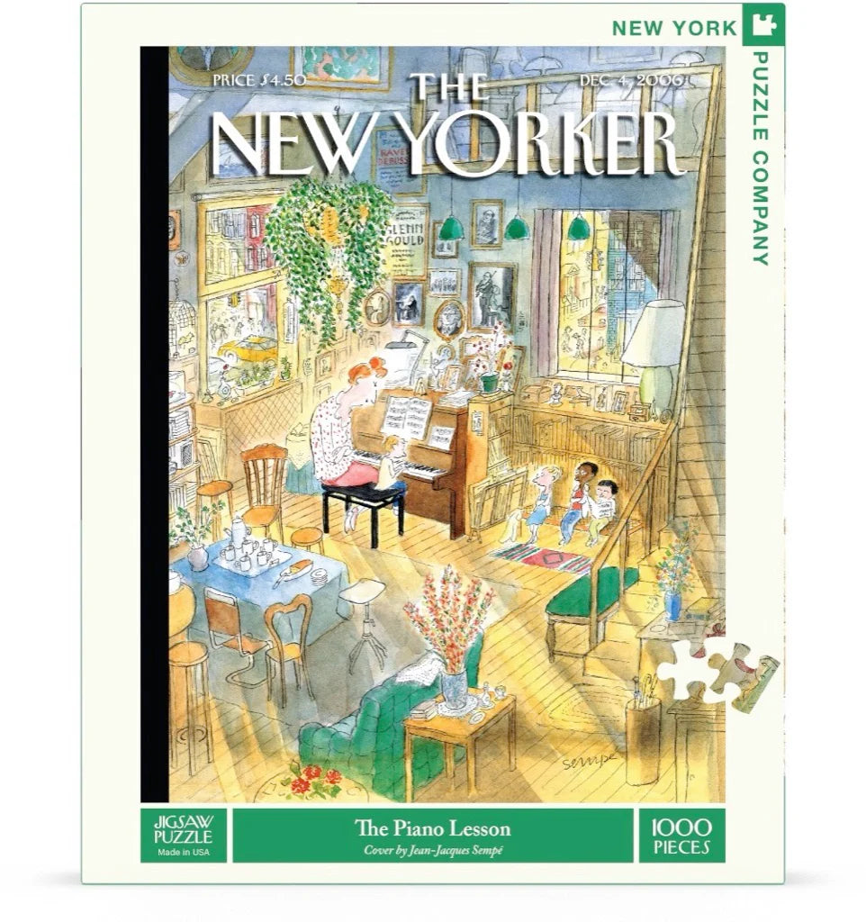 The Piano Lesson - 1000 Piece Jigsaw Puzzle - New York Puzzle Company - littleyoyo.ca