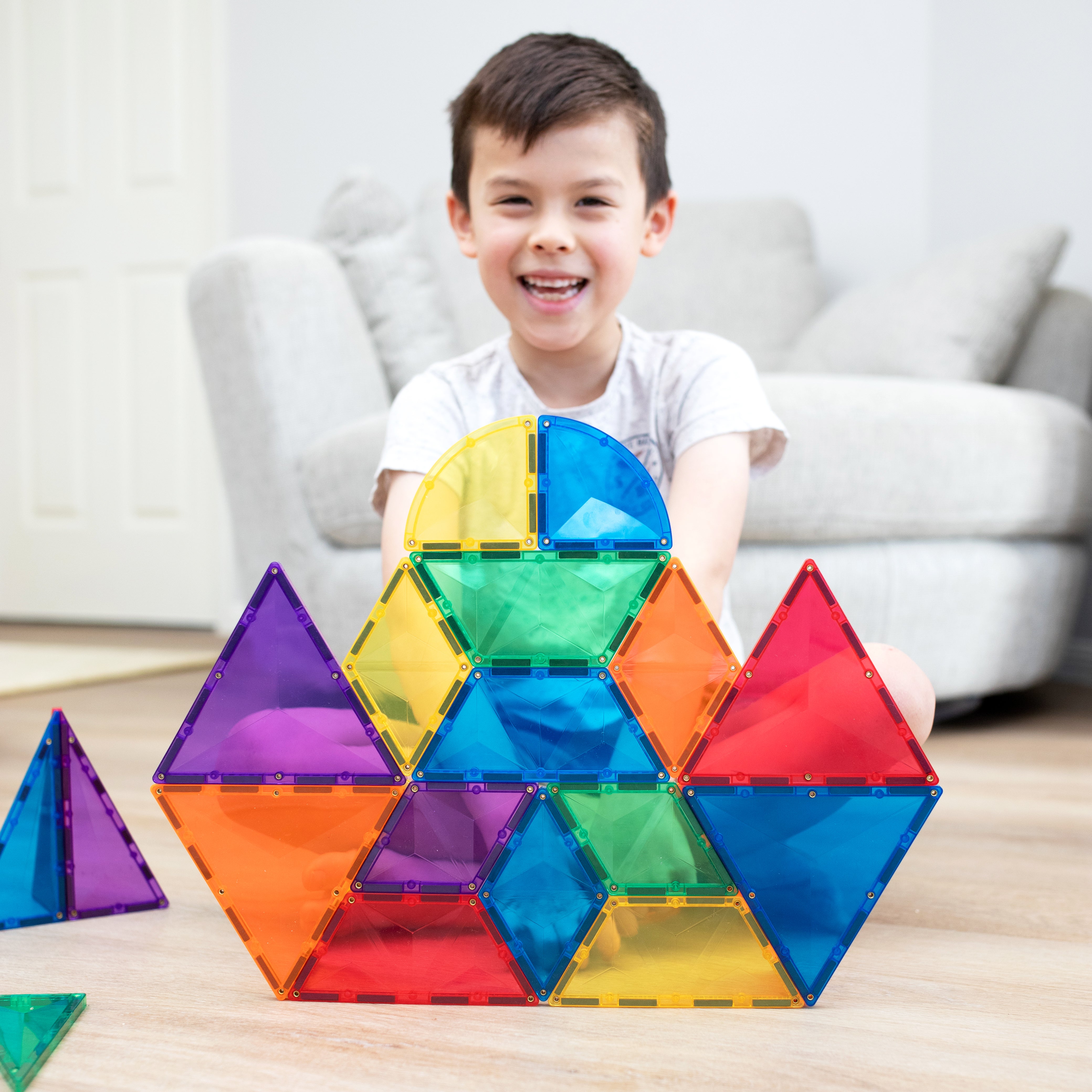 Connetix - Rainbow Shape Expansion Pack - 36 Piece Magnetic Tiles - Connetix - littleyoyo.ca