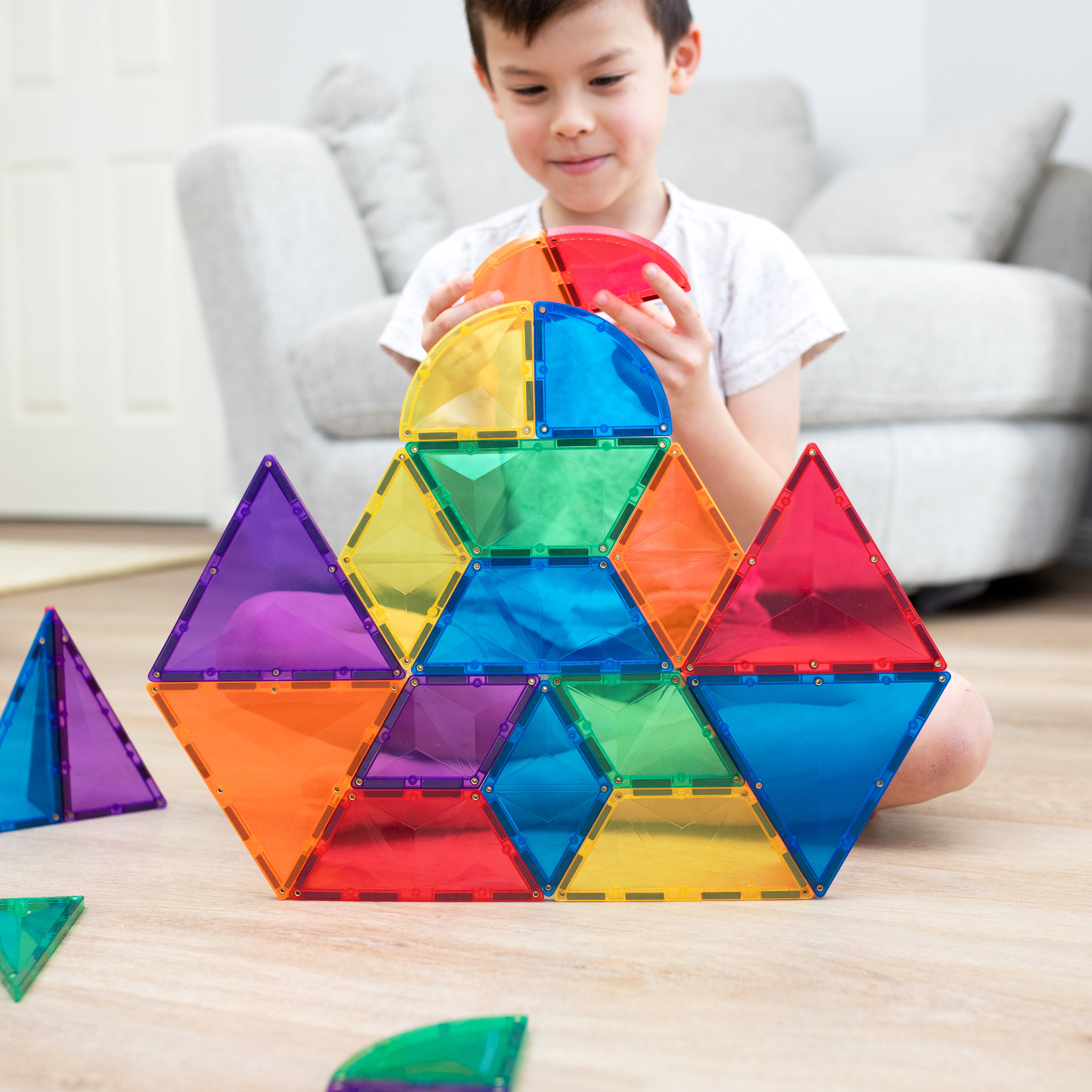 Connetix - Rainbow Shape Expansion Pack - 36 Piece Magnetic Tiles - Connetix - littleyoyo.ca