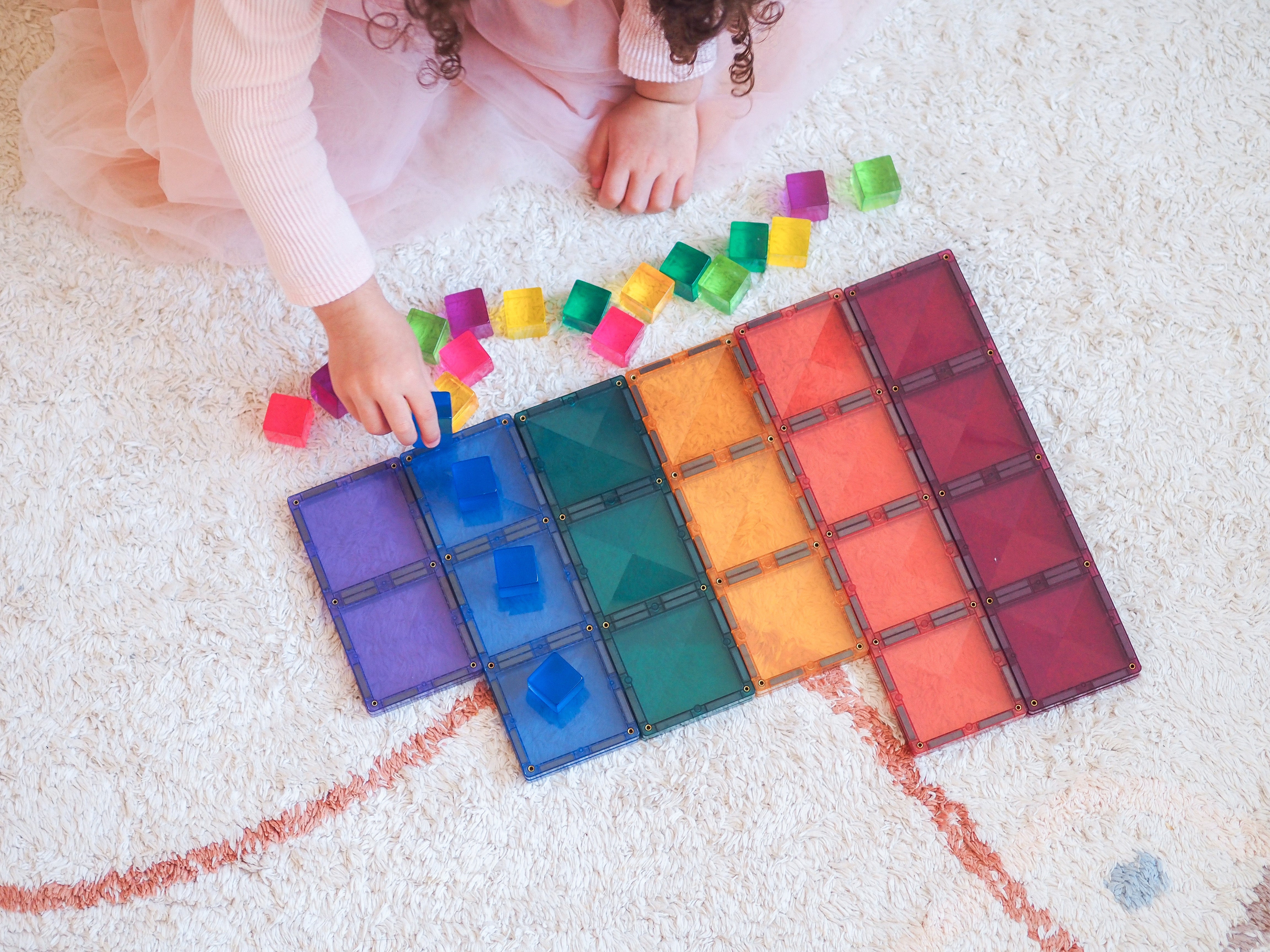 Connetix - Pastel Rectangle Pack - 24 Piece Magnetic Tiles - Connetix - littleyoyo.ca