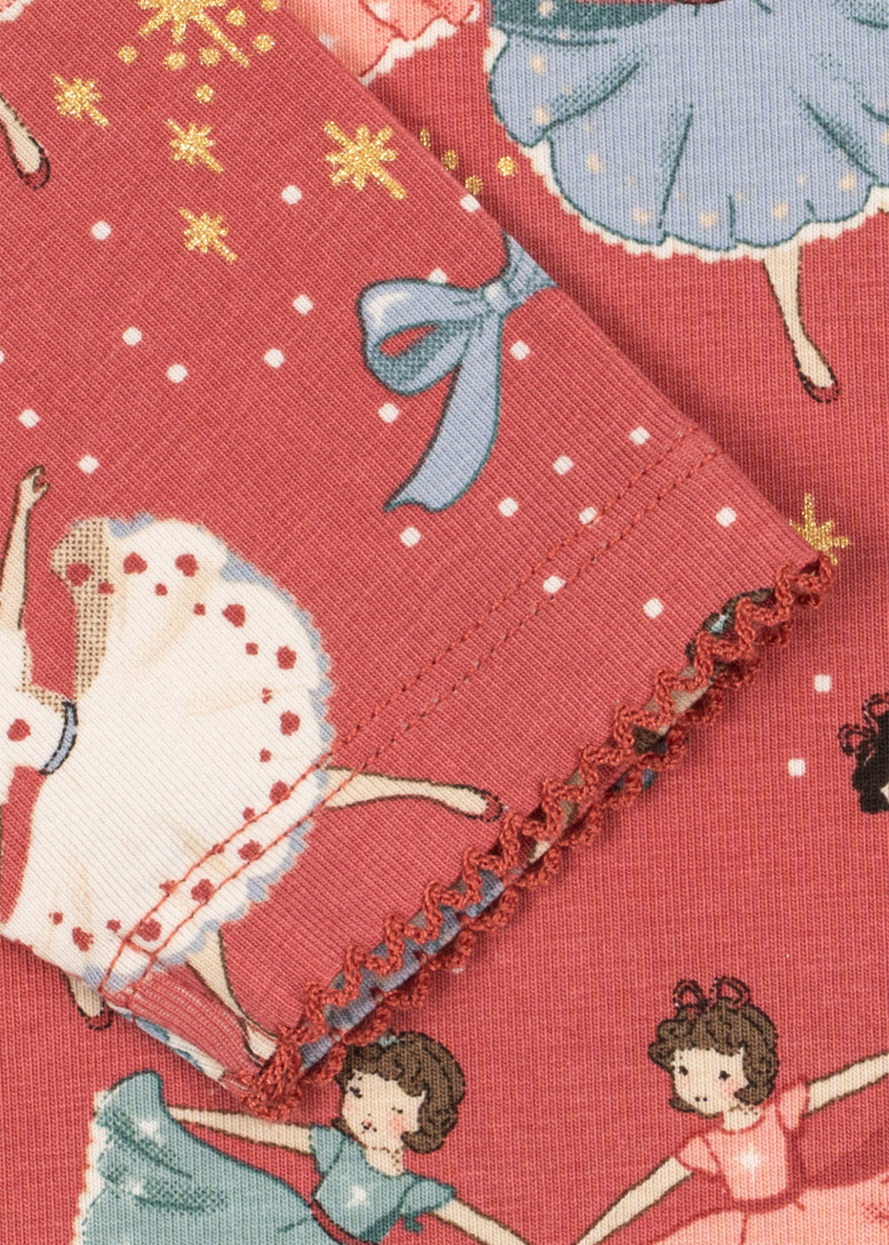Konges Slojd Basic Blouse/Pants Set GOTS - Bow Ballerina Blush