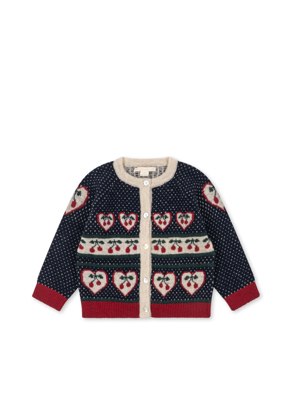 Konges Slojd Belou Cardigan - Cherry