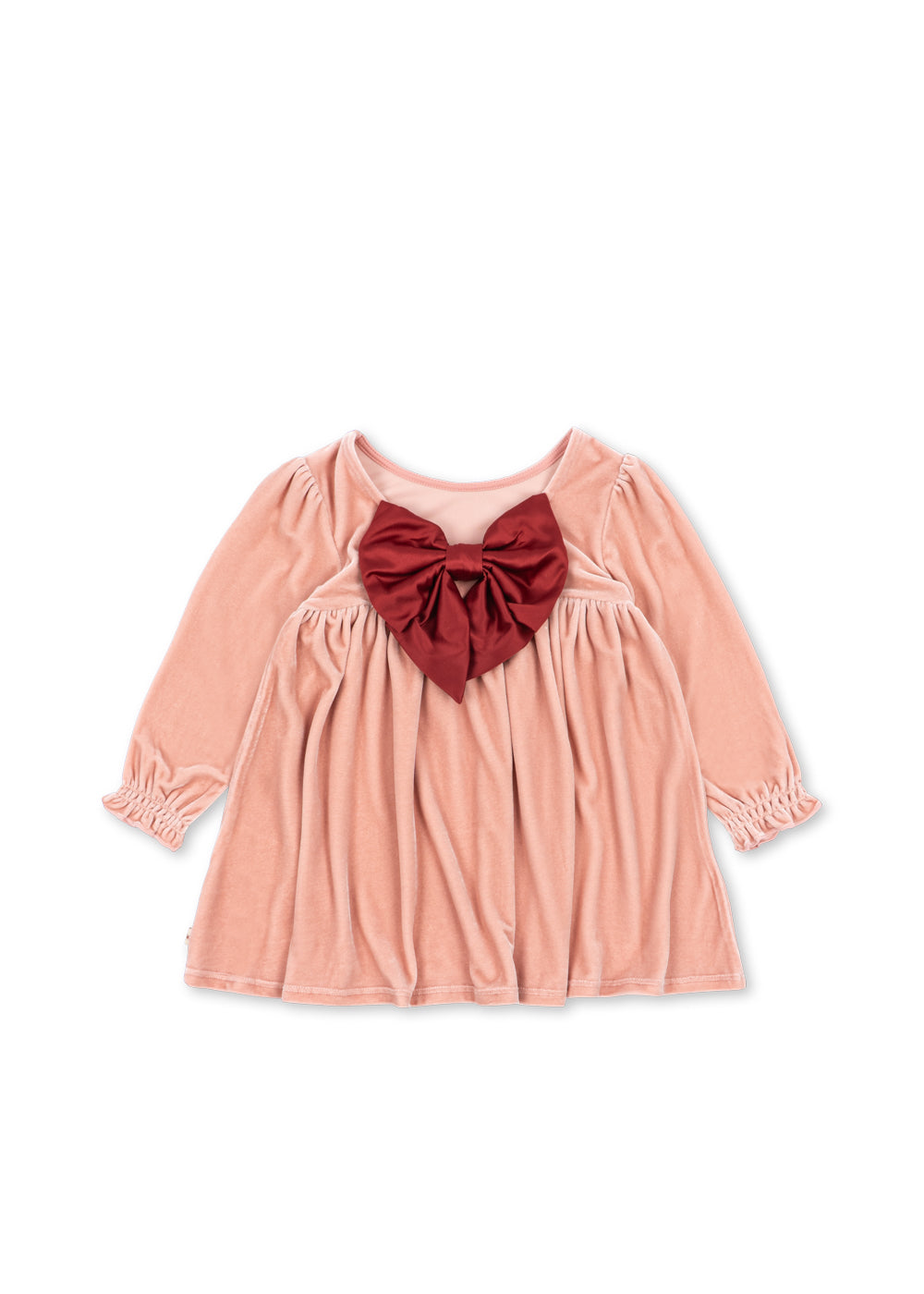 Konges Slojd Gia Bow Dress GRS - Mellow Rose