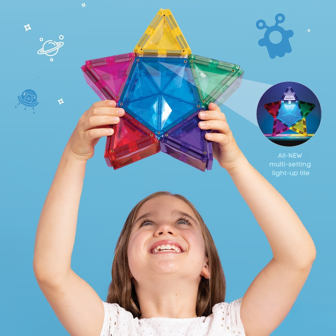 Connetix - Light Star Pack - 28 Piece - Connetix - littleyoyo.ca