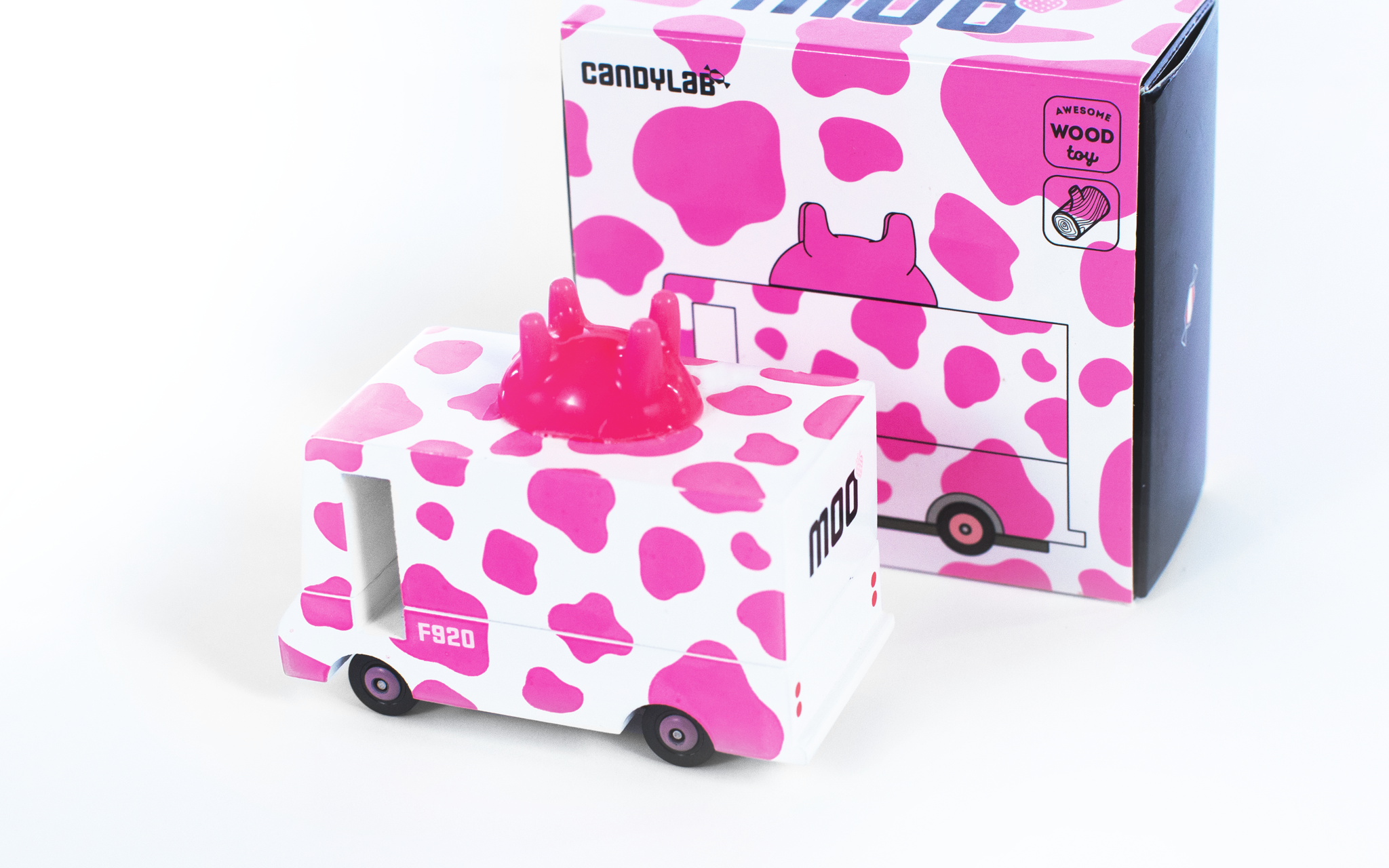 Candylab - Candyvan Strawberry Moo Milk Van - Candylab - littleyoyo.ca