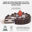 Le Toy Van - Chocolate Gateau Sliceable Cake - Le Toy Van - littleyoyo.ca