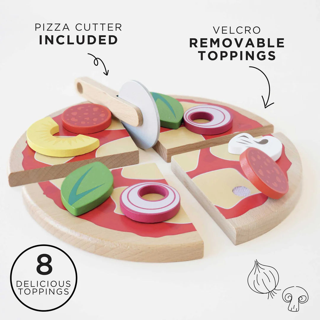 Le Toy Van - Pizza & Toppings with Slice Cutter