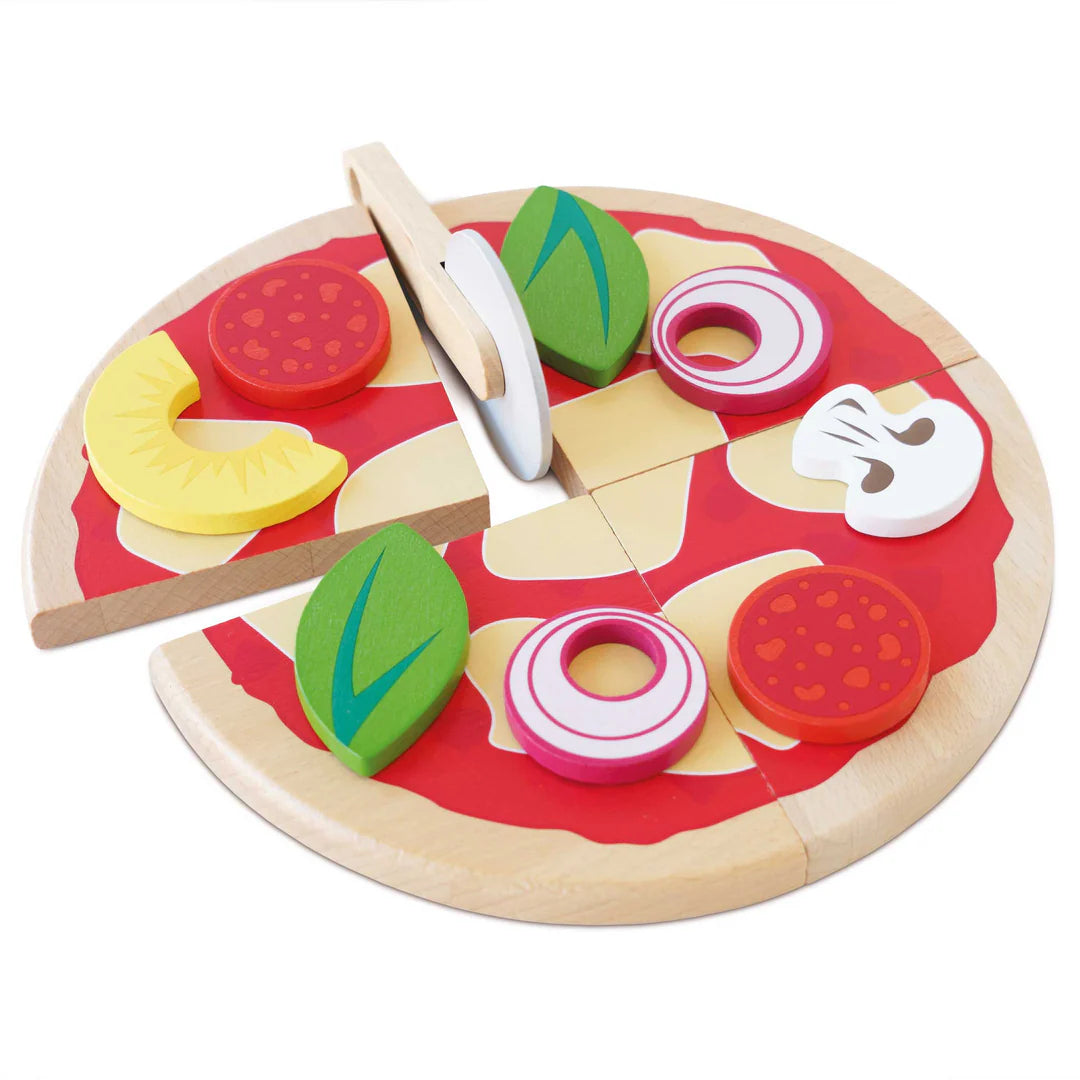 Le Toy Van - Pizza & Toppings with Slice Cutter - Le Toy Van - littleyoyo.ca