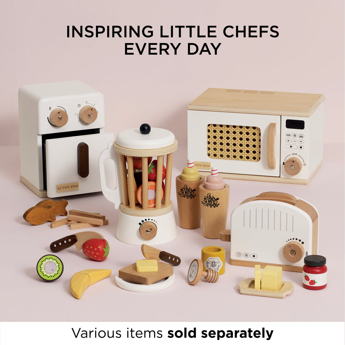 Le Toy Van - Wooden Air Fryer & Playfood - Le Toy Van - littleyoyo.ca