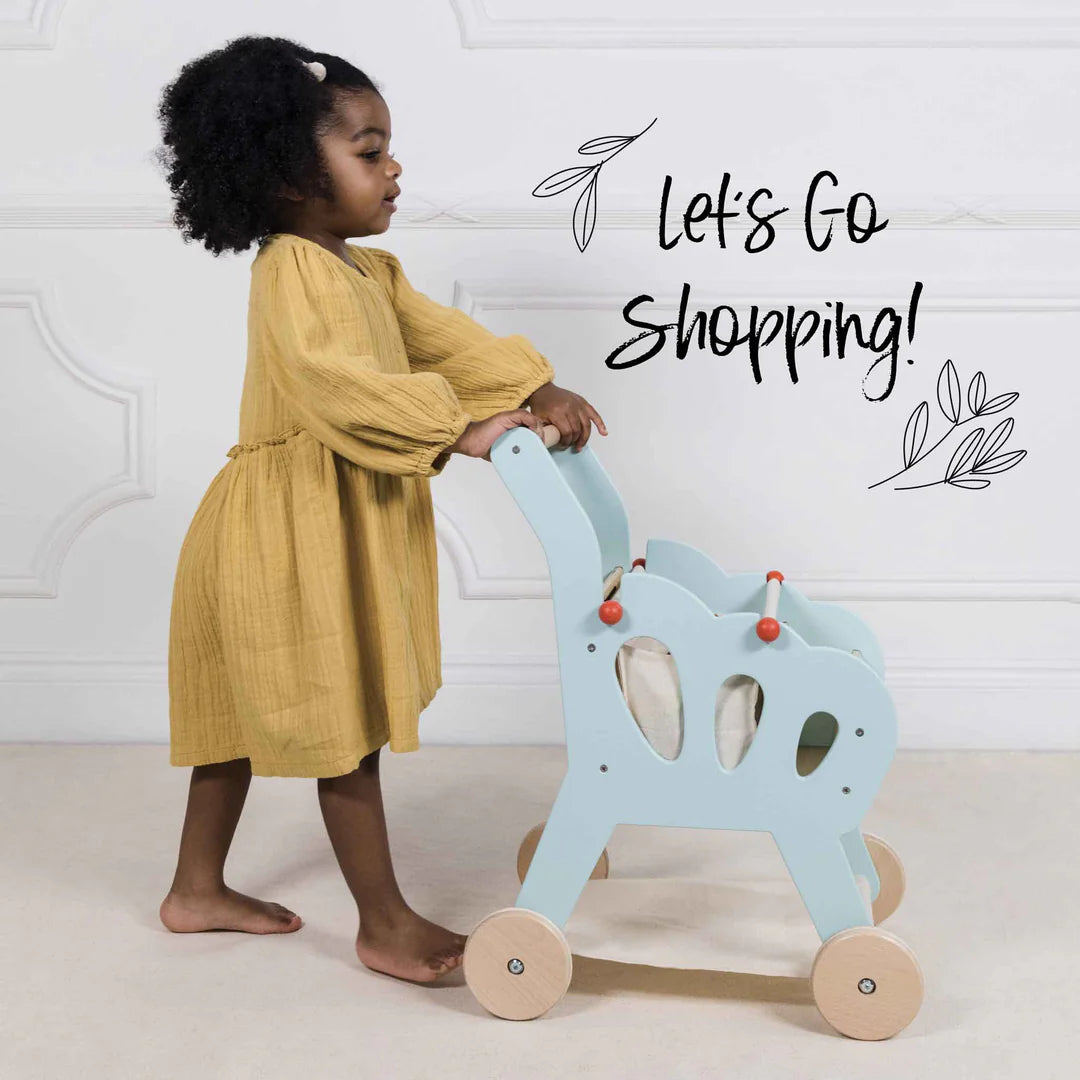 Le Toy Van - Shopping Grocery Trolley & Bag - Le Toy Van - littleyoyo.ca