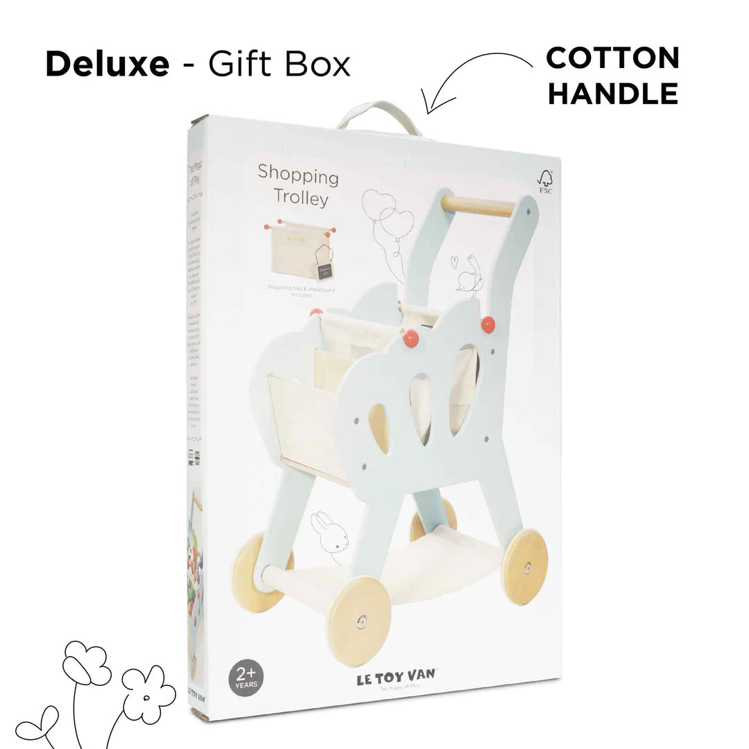 Le Toy Van - Shopping Grocery Trolley & Bag - Le Toy Van - littleyoyo.ca