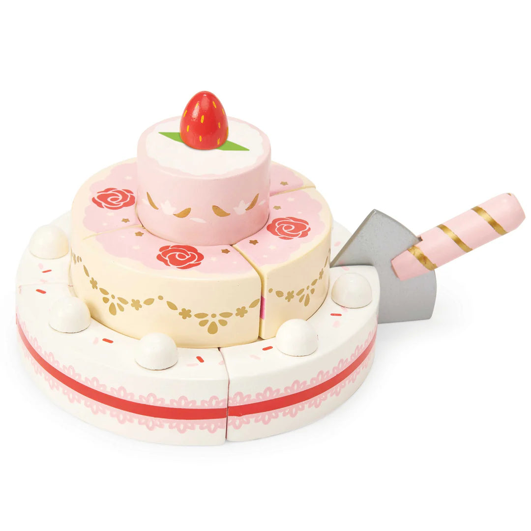 Le Toy Van - Sliceable Wedding Cake for Pretend Play - Le Toy Van - littleyoyo.ca