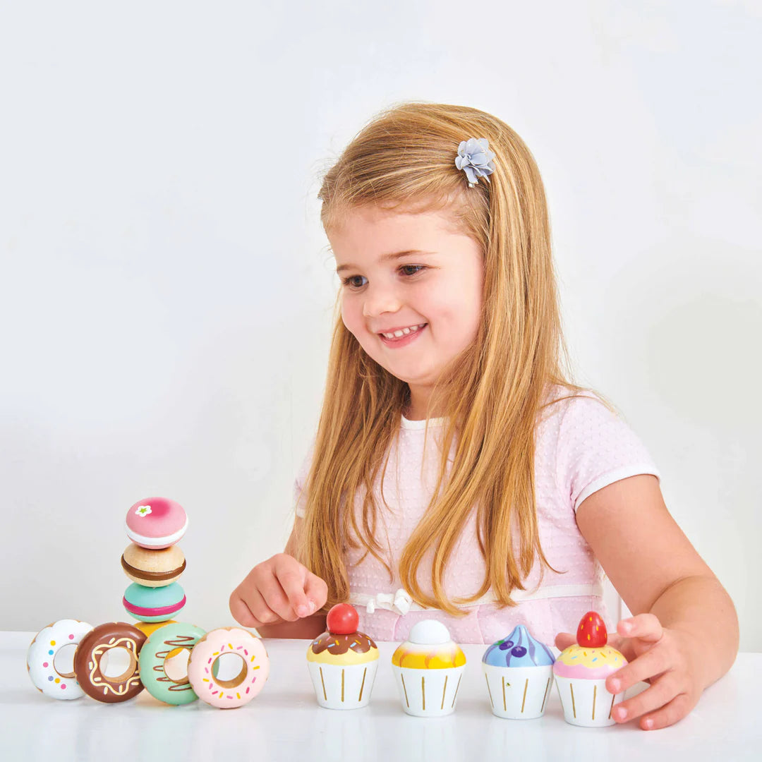 Le Toy Van - Wooden Cupcake Play Food Set