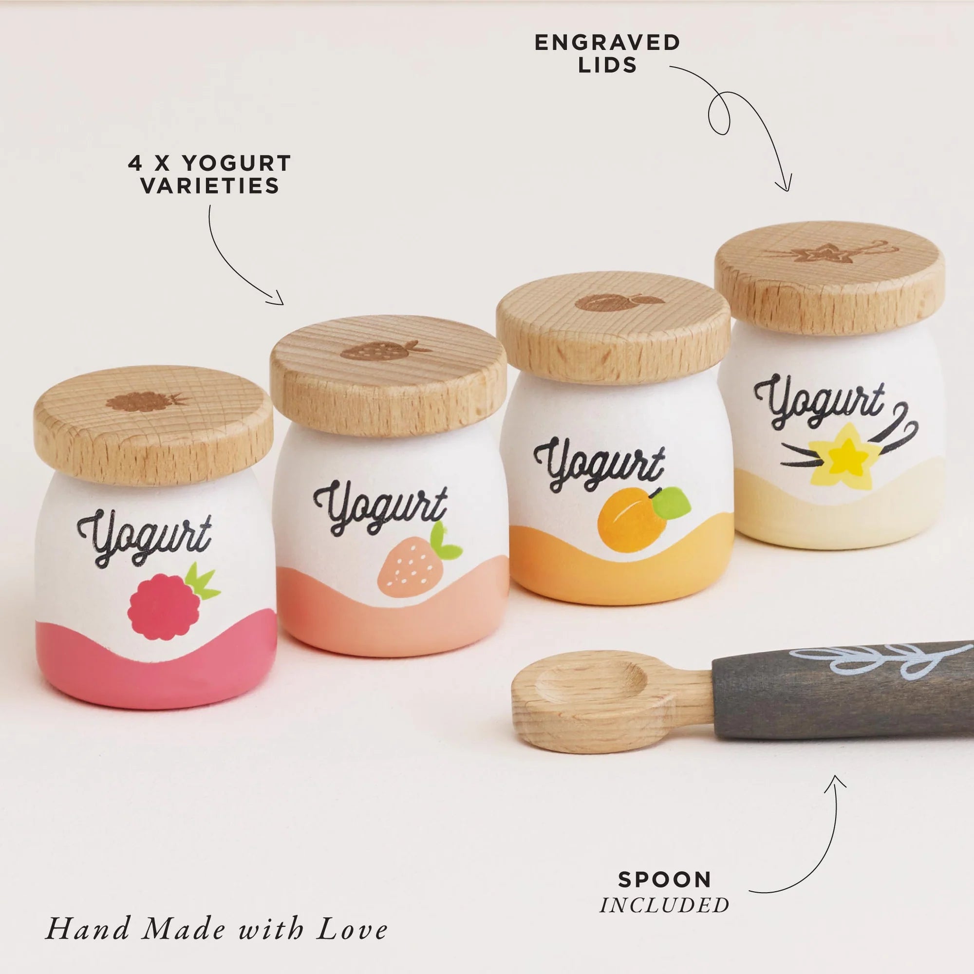 Le Toy Van - Yogurt Play Food Pack - Le Toy Van - littleyoyo.ca