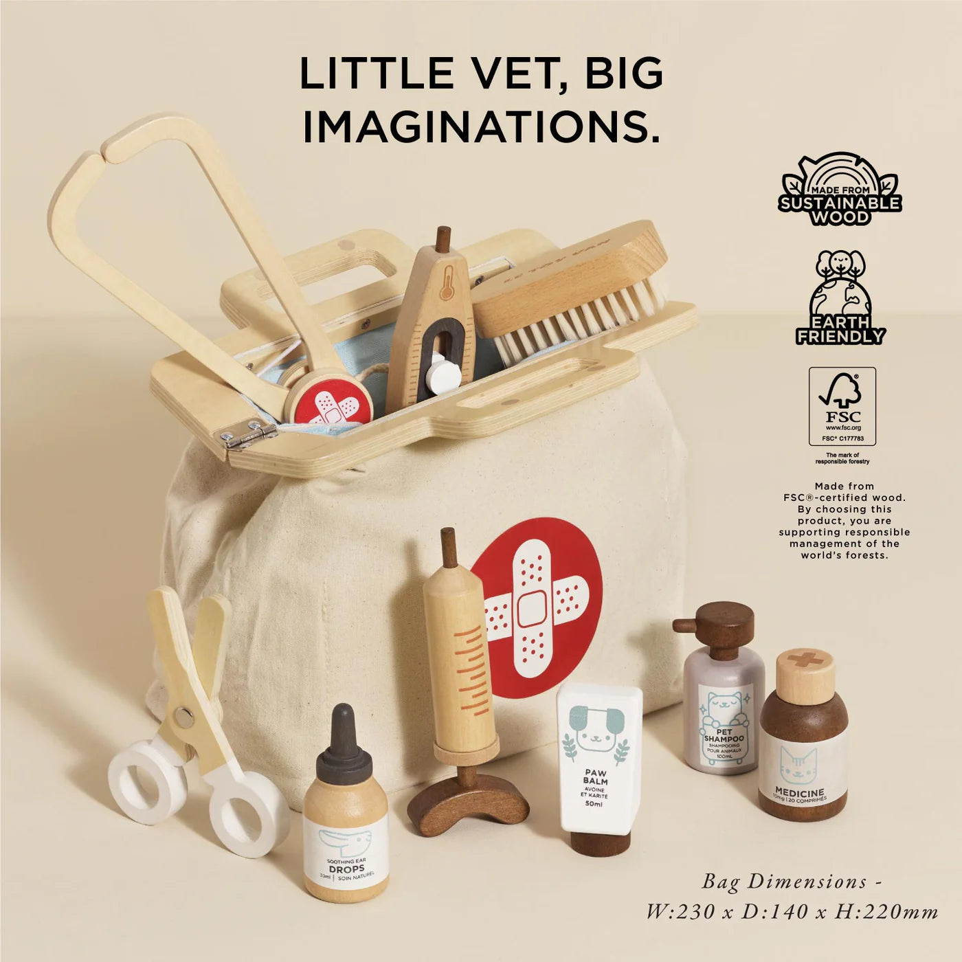 Le Toy Van -Animal Vet Set - Le Toy Van - littleyoyo.ca