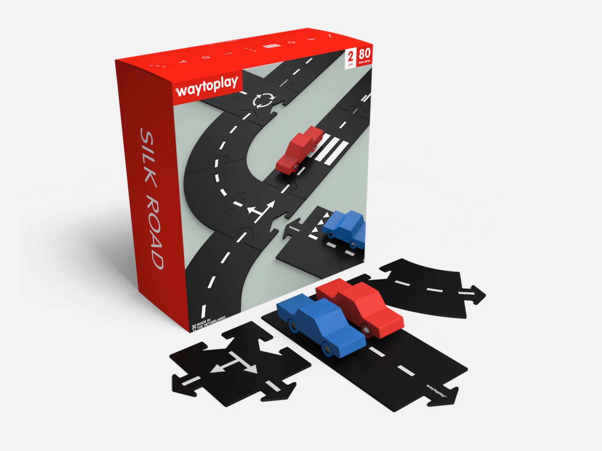 Waytoplay - Silk Road 80 pcs With 2 Cars - Waytoplay - littleyoyo.ca