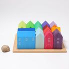 Grimm's - Houses Building Set - Small - Grimm's - littleyoyo.ca