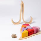 Grimm's - Building Set - Red Hearts - Grimm's - littleyoyo.ca