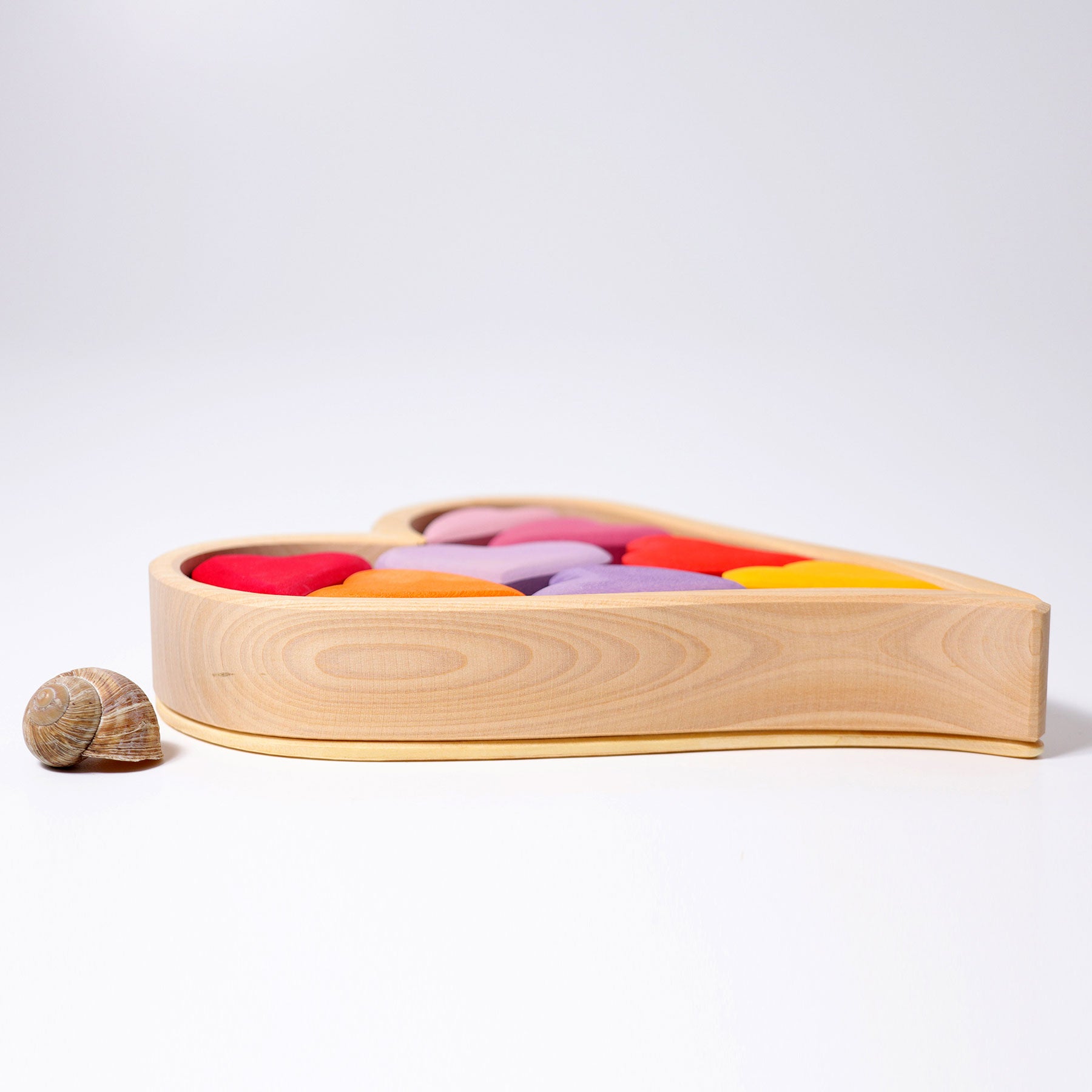 Grimm's - Building Set - Red Hearts - Grimm's - littleyoyo.ca