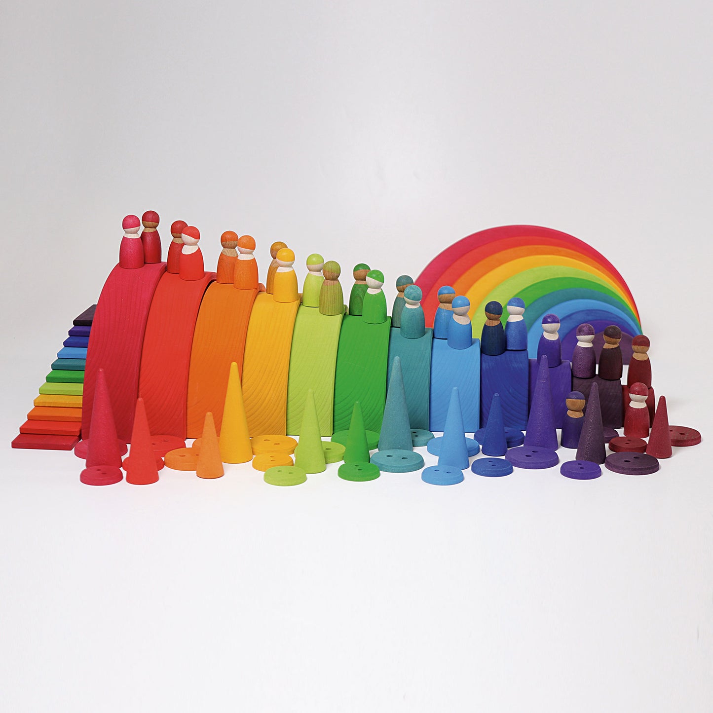 Grimm's - Rainbow Semi Circles - Large