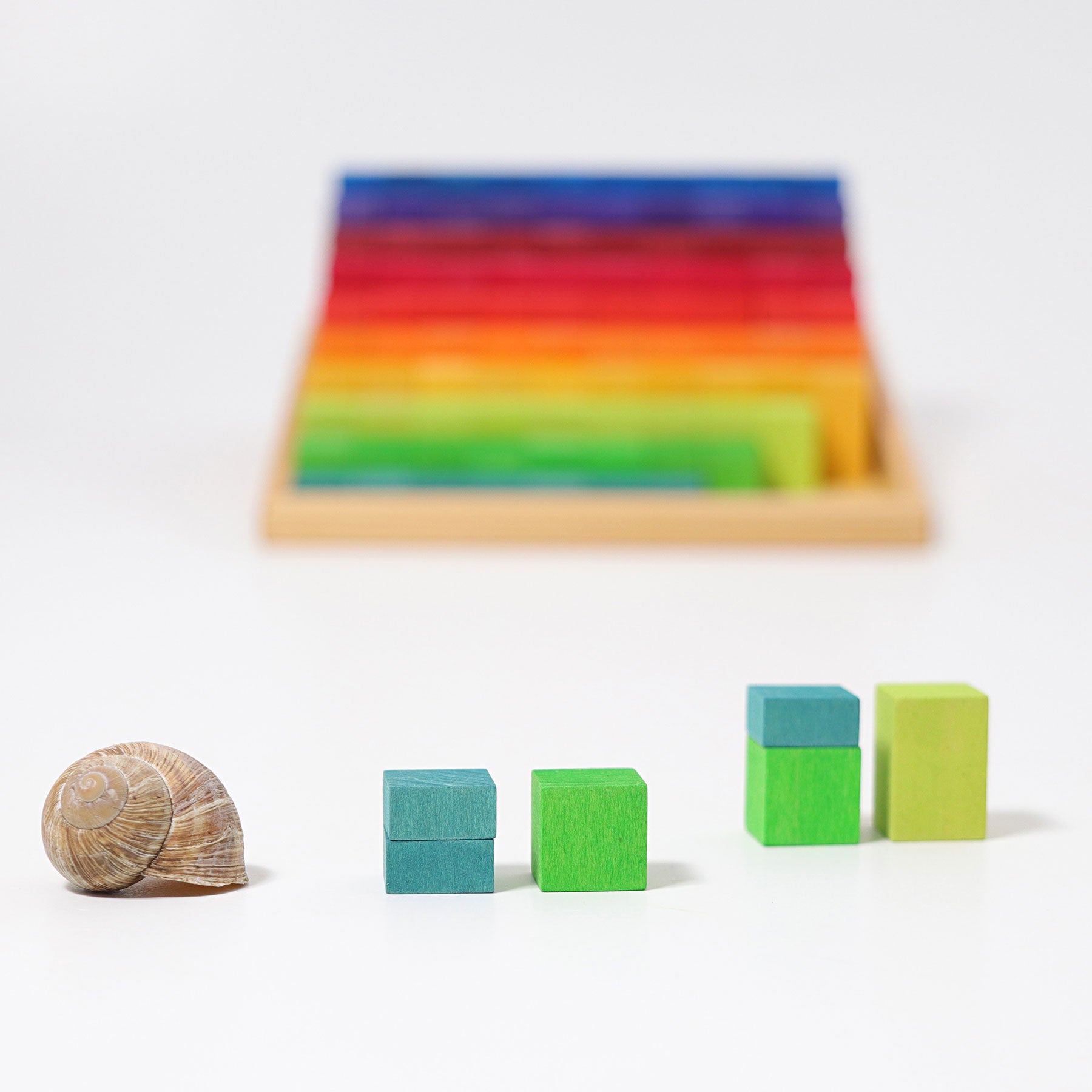 Grimm's - Stepped Counting Blocks - Small - Grimm's - littleyoyo.ca
