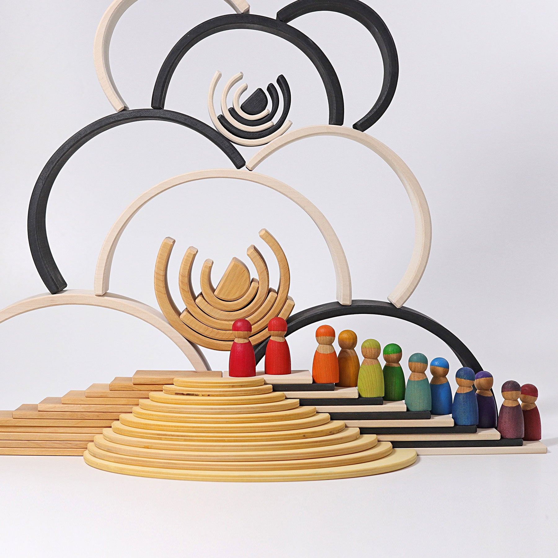 Grimm's - Large Rainbow - Monochrome - Grimm's - littleyoyo.ca