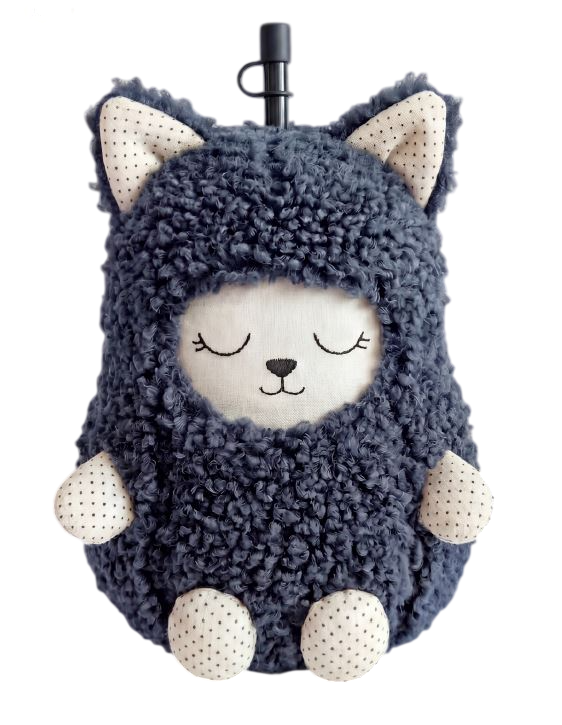 Asobu Cat Fuzzie Bottle 12 oz - Mittens the Kitten