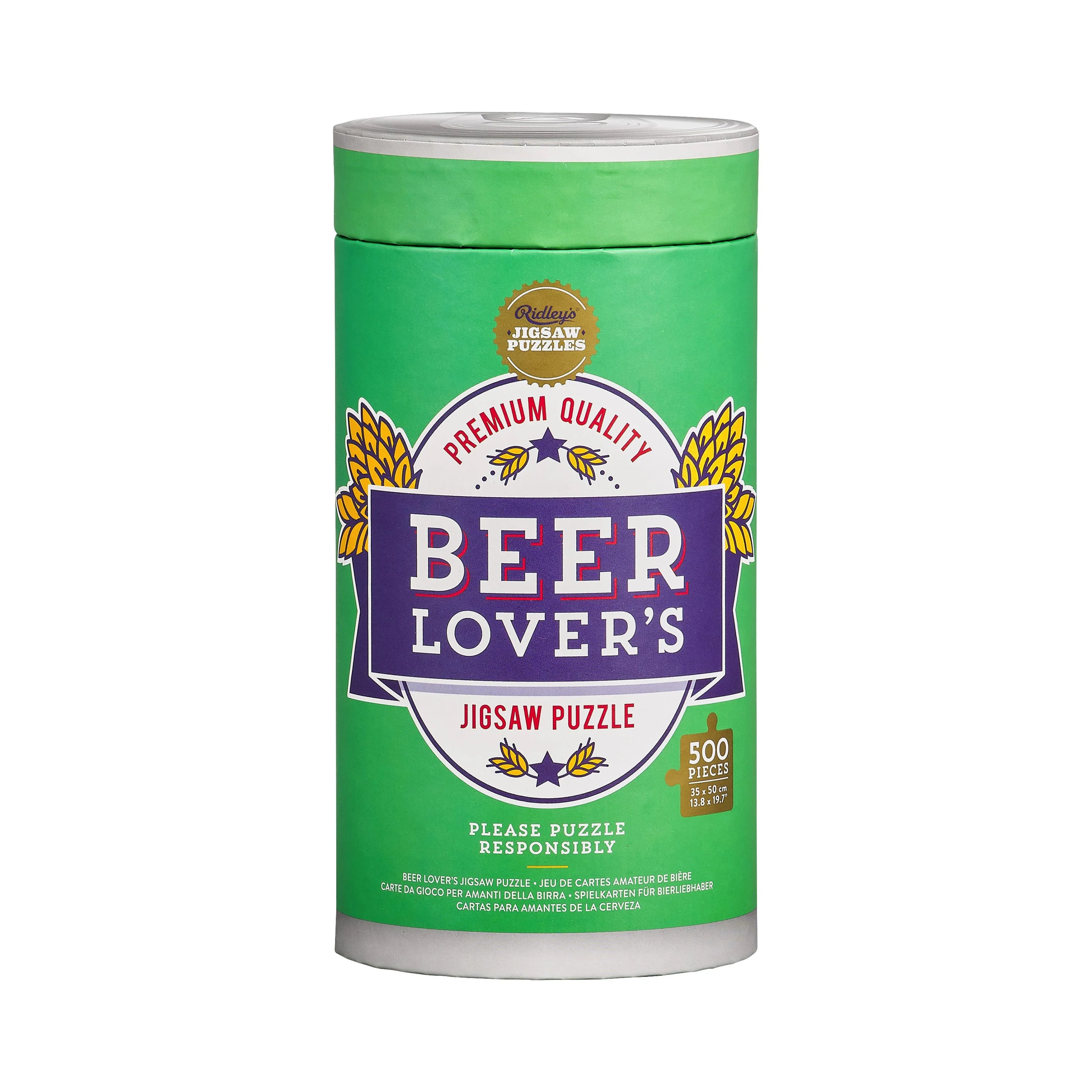 Ridley's Games - Beer Lover's - 500-Piece Jigsaw Puzzle - Ridley's Games - littleyoyo.ca