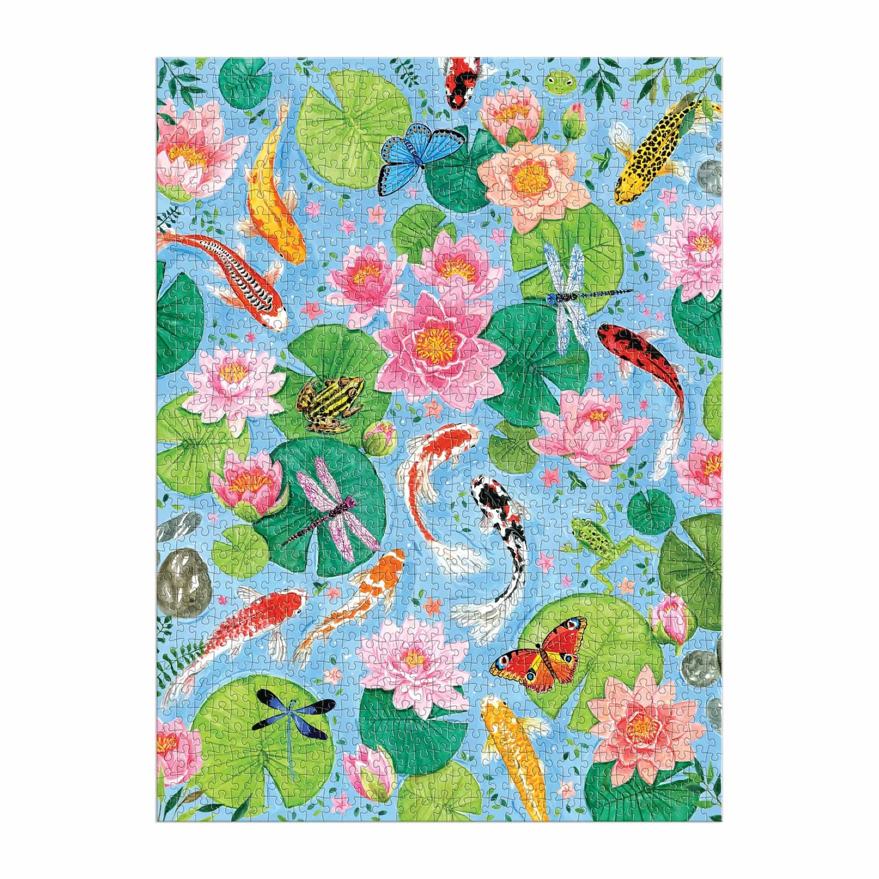 By The Koi Pond- 1000 Piece Jigsaw Puzzle - Galison - littleyoyo.ca