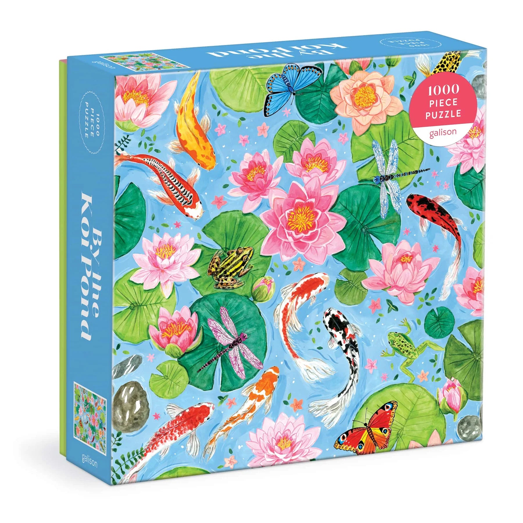 By The Koi Pond- 1000 Piece Jigsaw Puzzle - Galison - littleyoyo.ca