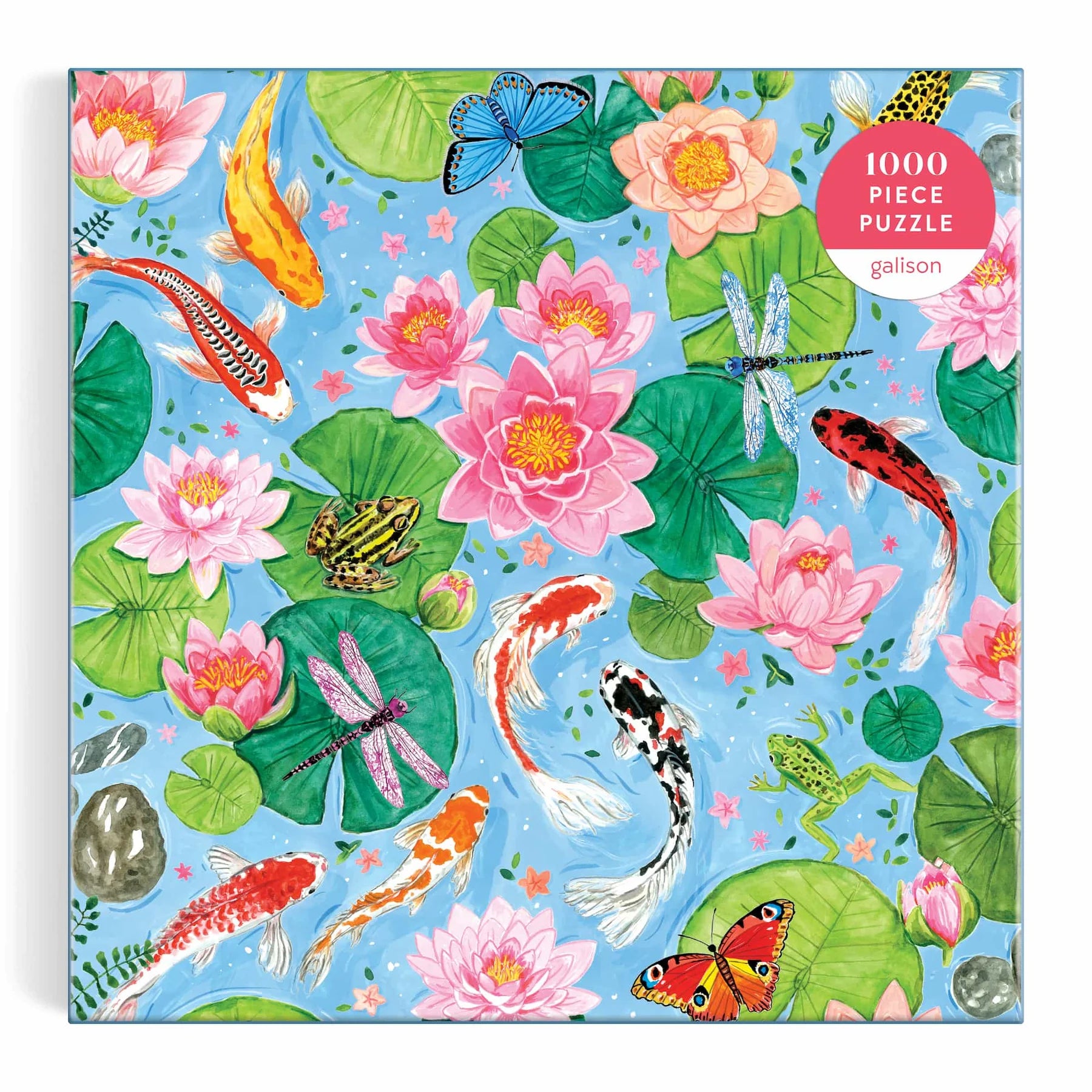 By The Koi Pond- 1000 Piece Jigsaw Puzzle - Galison - littleyoyo.ca