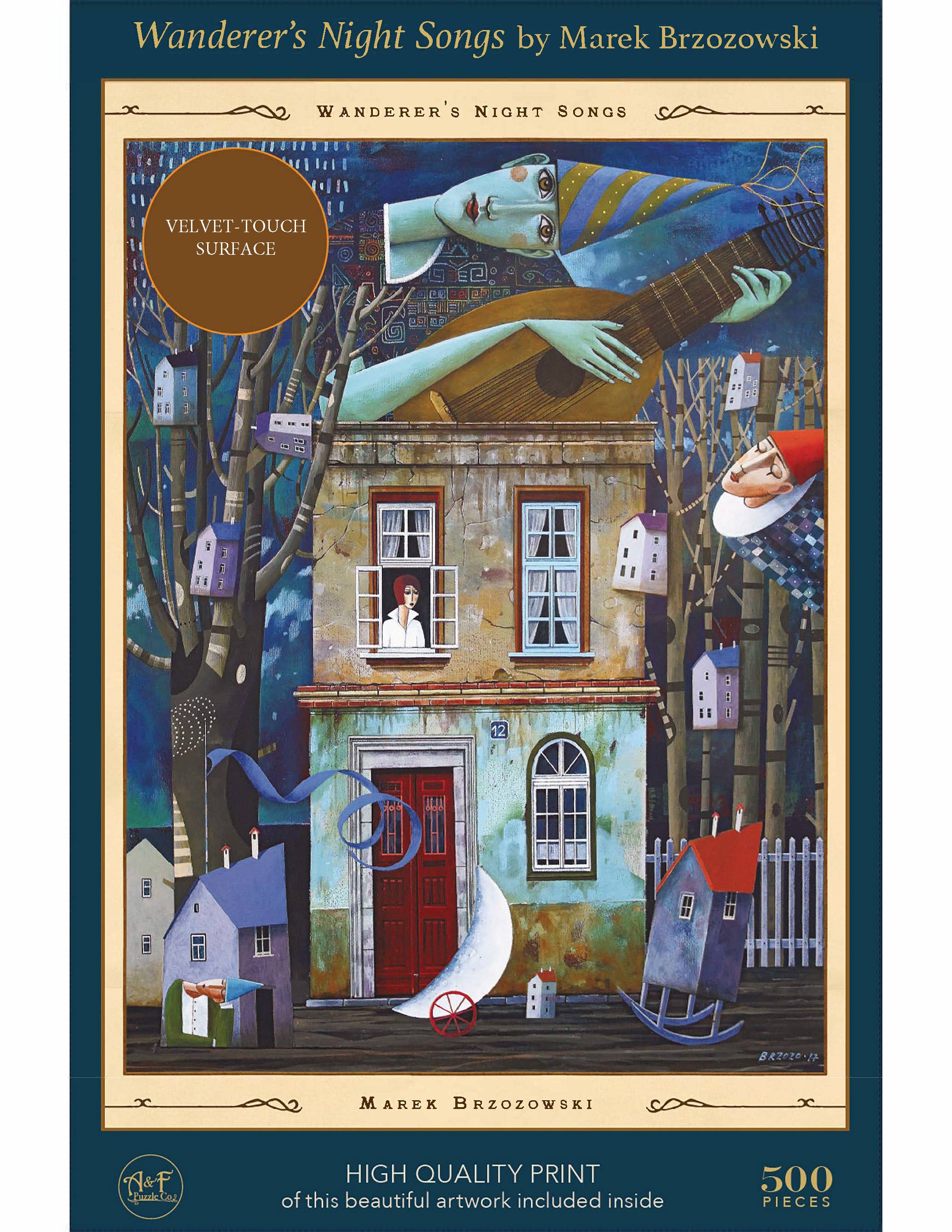 Wanderer's Night Song - 500pc Velvet-Touch Jigsaw Puzzle - Art & Fable Puzzle Company - littleyoyo.ca