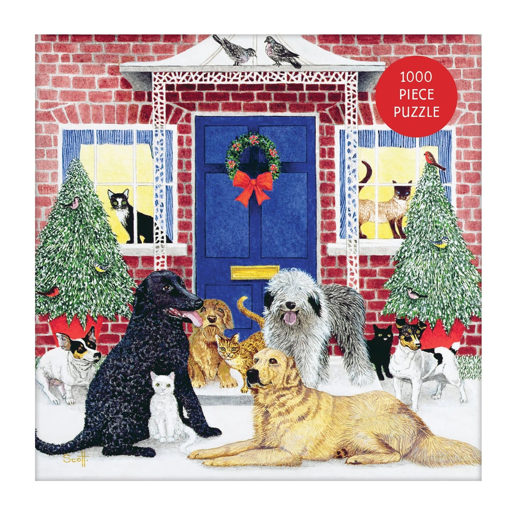Christmas Cottage - 1000pc Jigsaw Puzzle - Galison - littleyoyo.ca