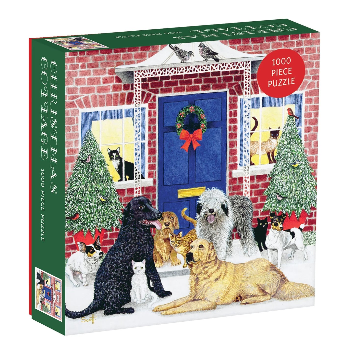 Christmas Cottage - 1000pc Jigsaw Puzzle