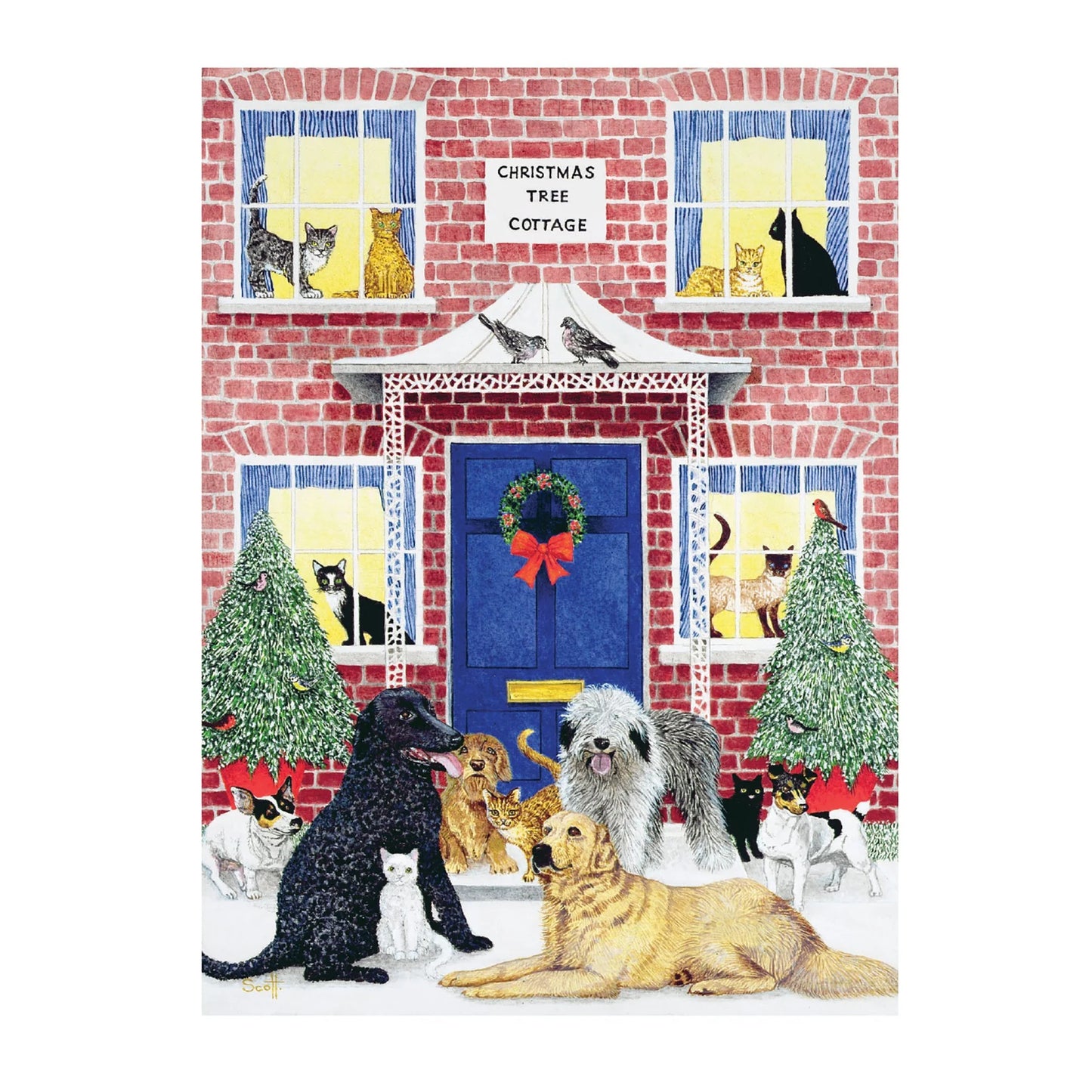 Christmas Cottage - 1000pc Jigsaw Puzzle