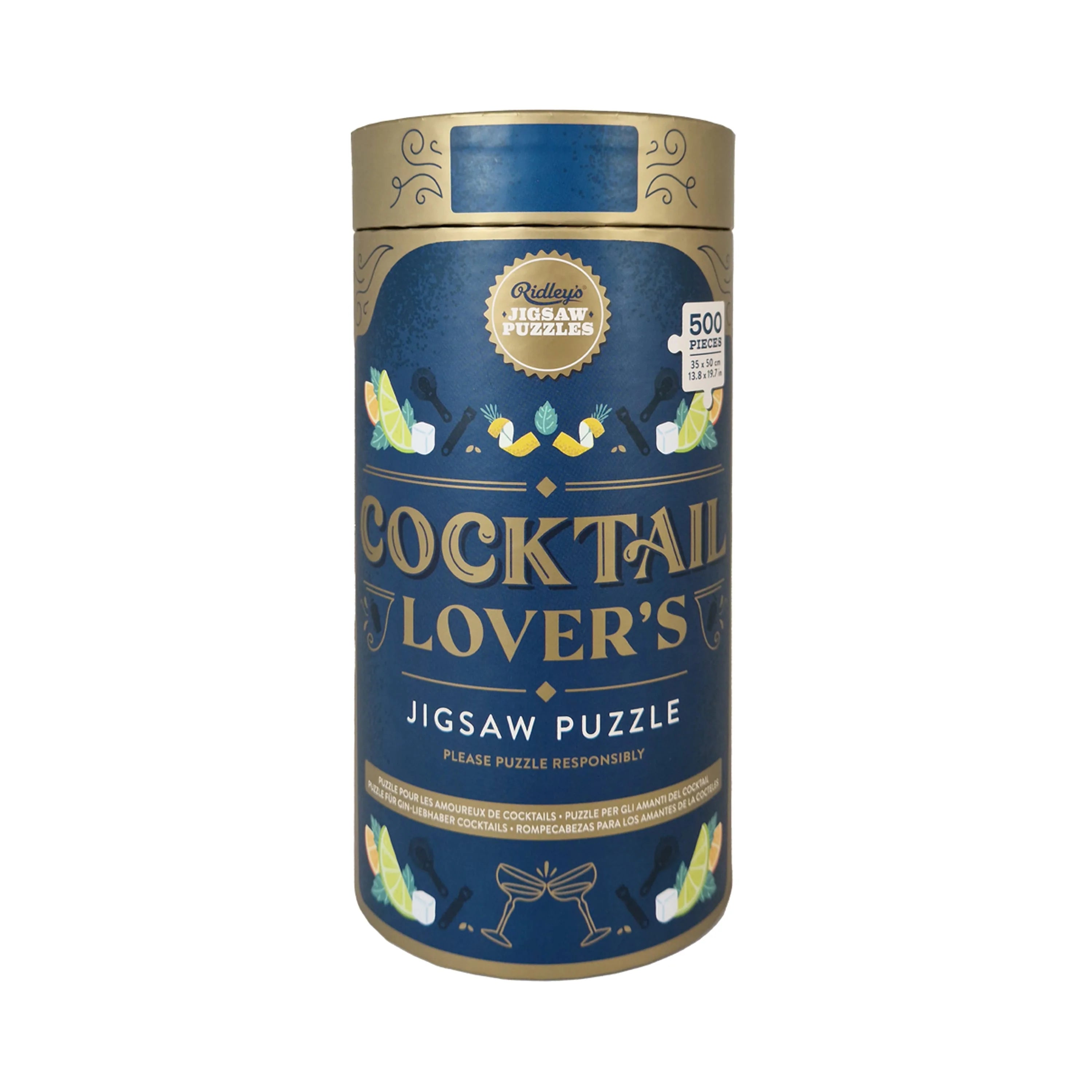 Ridley's Games - Cocktail Lover's - 500-Piece Jigsaw Puzzle - Ridley's Games - littleyoyo.ca