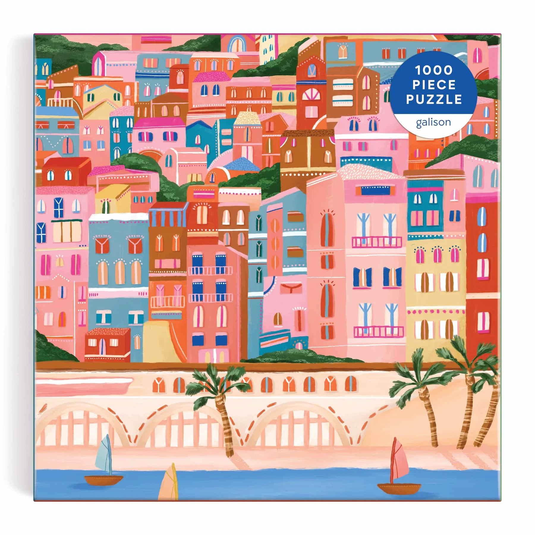 Colors Of The French Riviera - 1000 Piece Jigsaw Puzzle - Galison - littleyoyo.ca