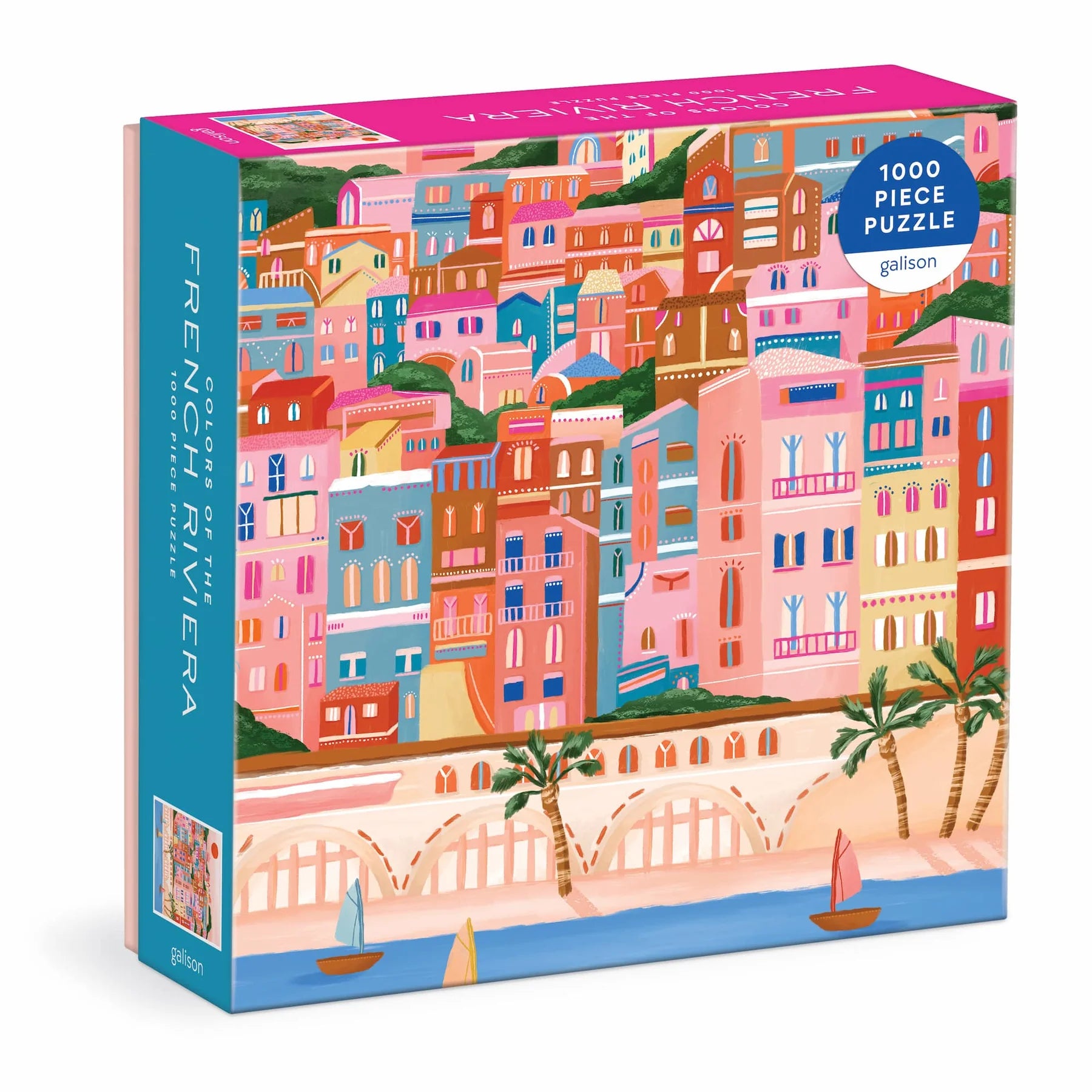 Colors Of The French Riviera - 1000 Piece Jigsaw Puzzle - Galison - littleyoyo.ca