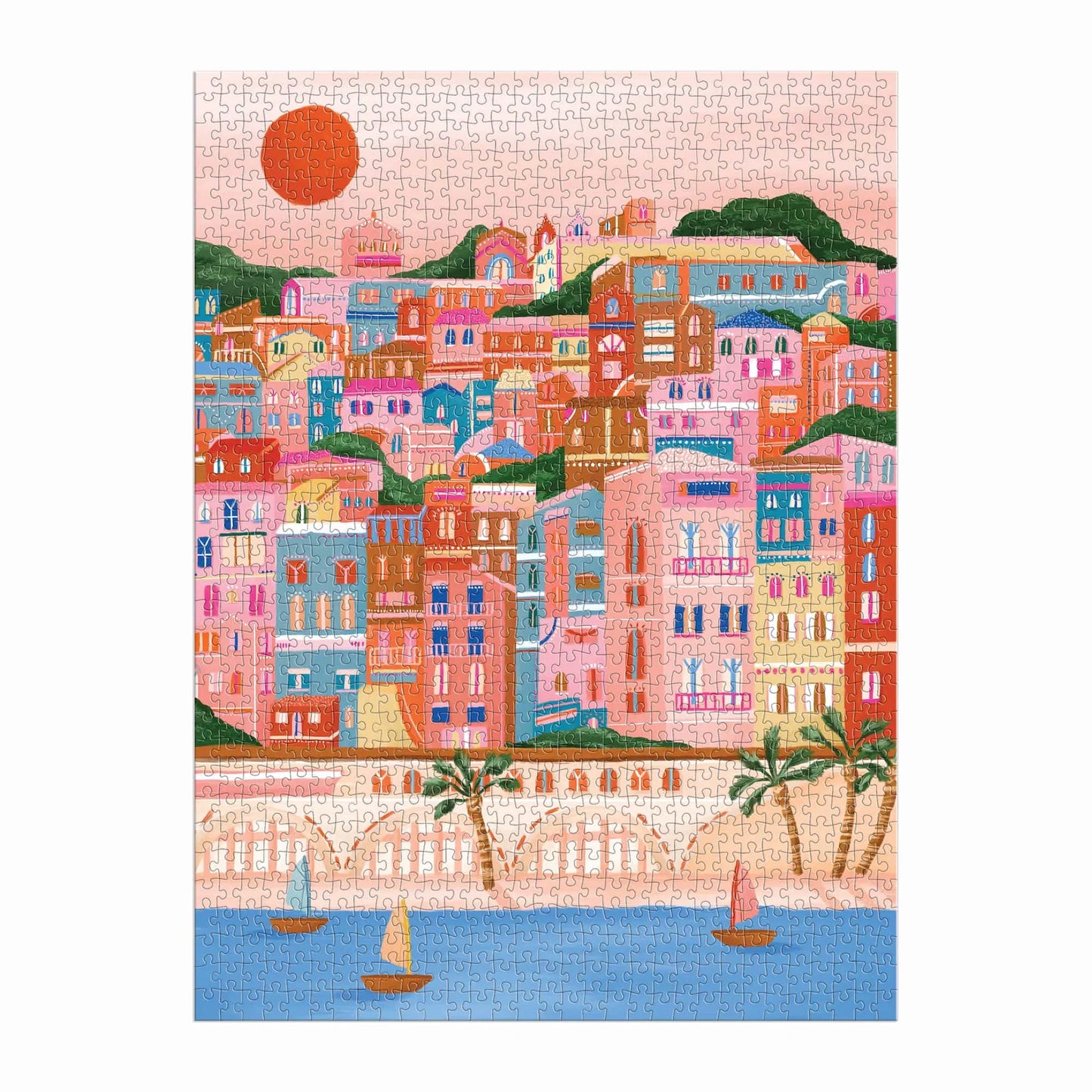 Colors Of The French Riviera - 1000 Piece Jigsaw Puzzle
