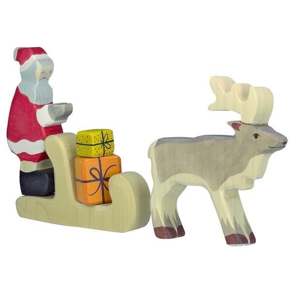 Holztiger - Sleigh Wooden Figure - Holztiger - littleyoyo.ca