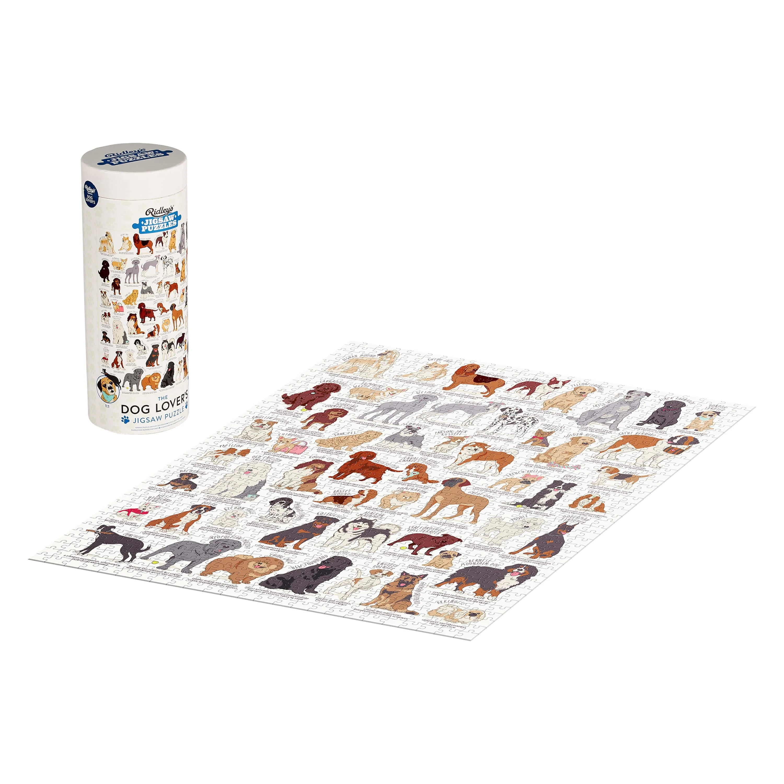 Ridley's Games - Dog Lover's - 1000 Piece Jigsaw Puzzle - Ridley's Games - littleyoyo.ca