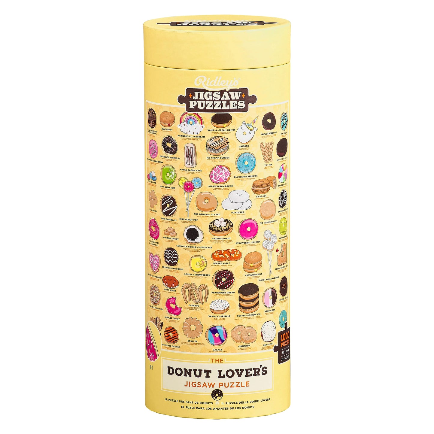 Ridley's Games - Donut Lover's - 1000 Piece Jigsaw Puzzle