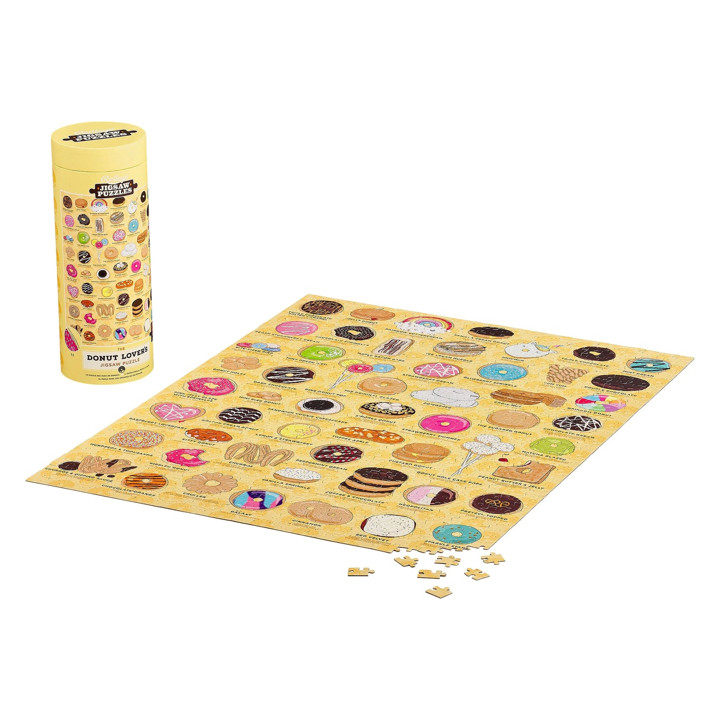Ridley's Games - Donut Lover's - 1000 Piece Jigsaw Puzzle