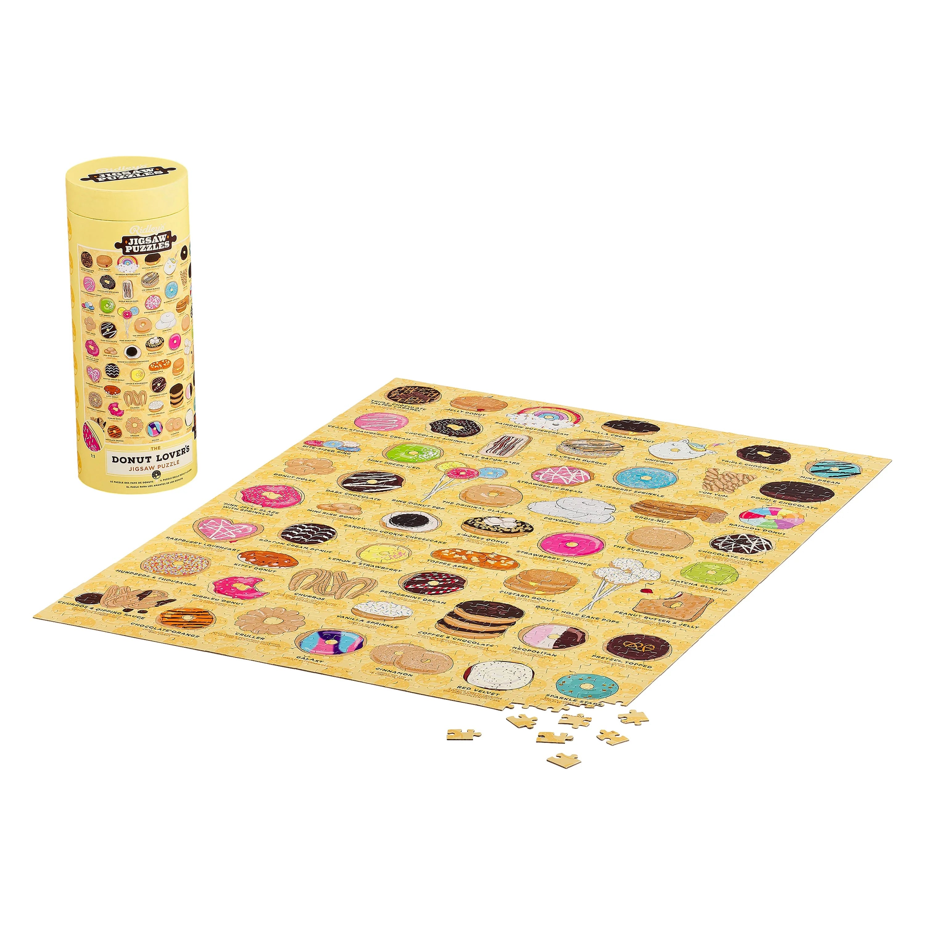 Ridley's Games - Donut Lover's - 1000 Piece Jigsaw Puzzle - Ridley's Games - littleyoyo.ca
