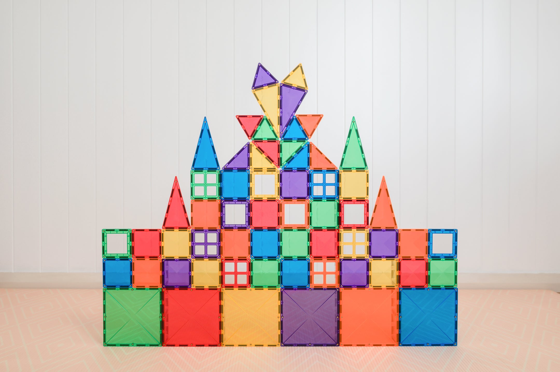 Connetix - 60 Piece Rainbow Starter Pack Magnetic Tiles - Connetix - littleyoyo.ca