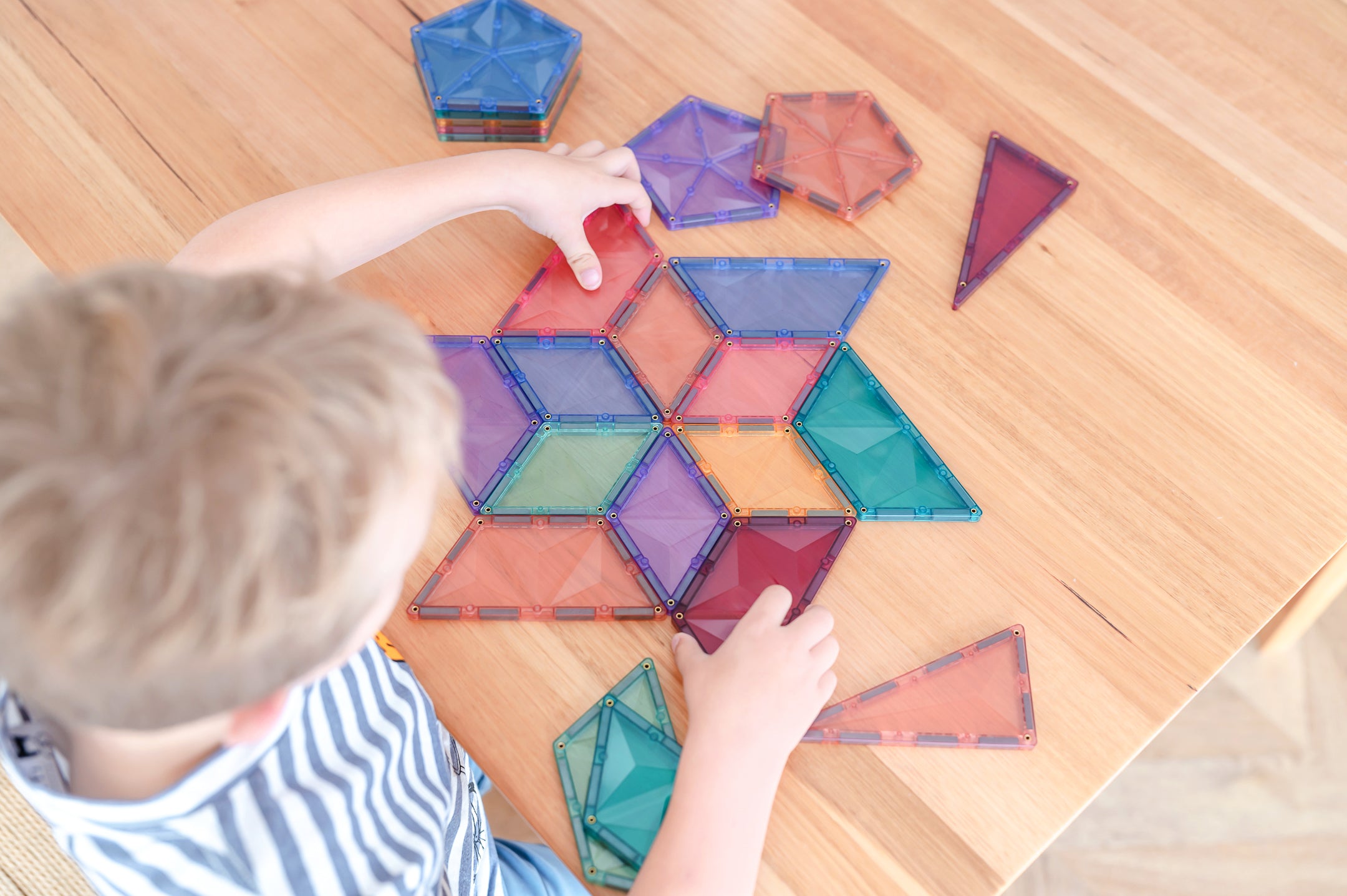 Connetix - Pastel Shape Expansion Pack - 48 Piece Magnetic Tiles - Connetix - littleyoyo.ca