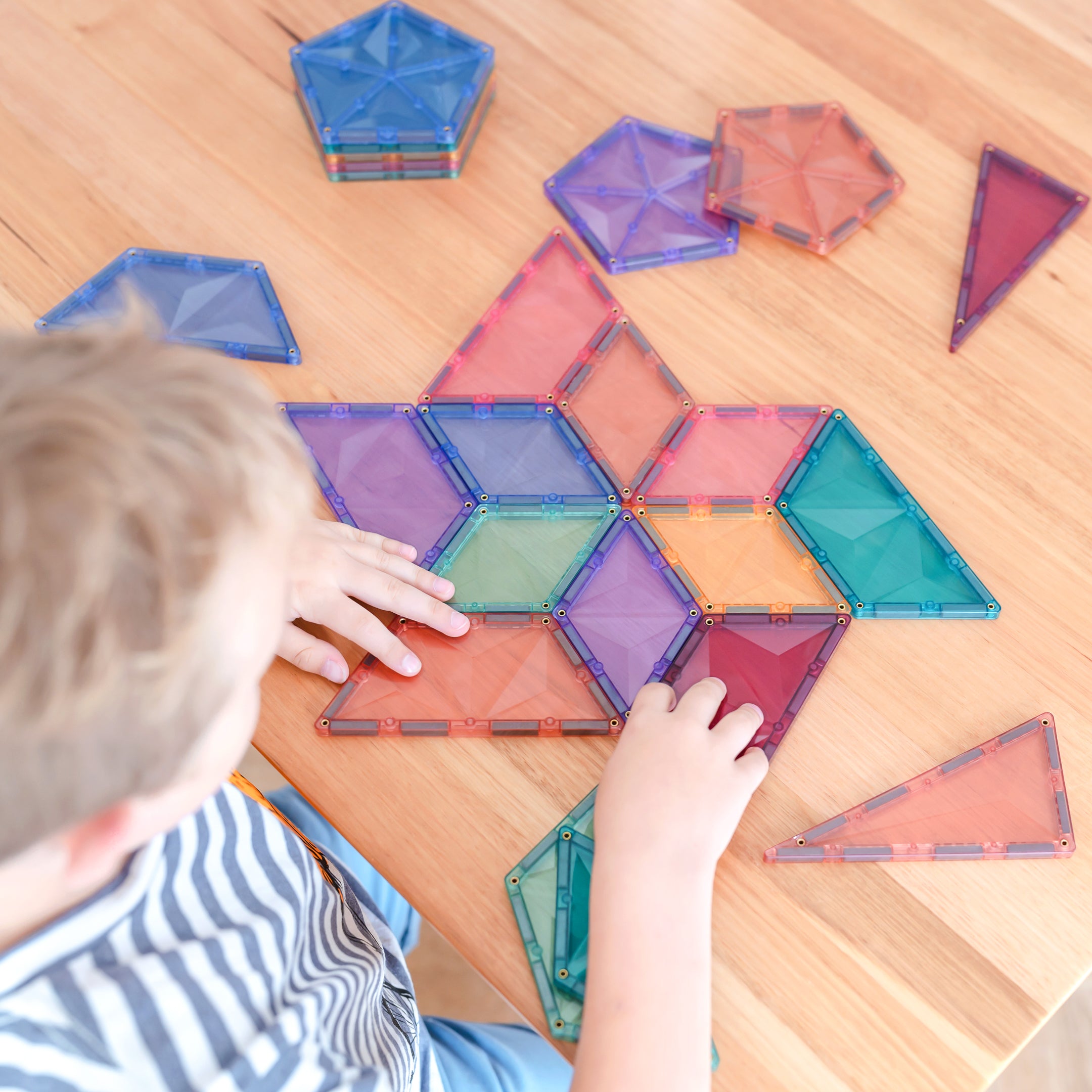Connetix - Pastel Shape Expansion Pack - 48 Piece Magnetic Tiles - Connetix - littleyoyo.ca