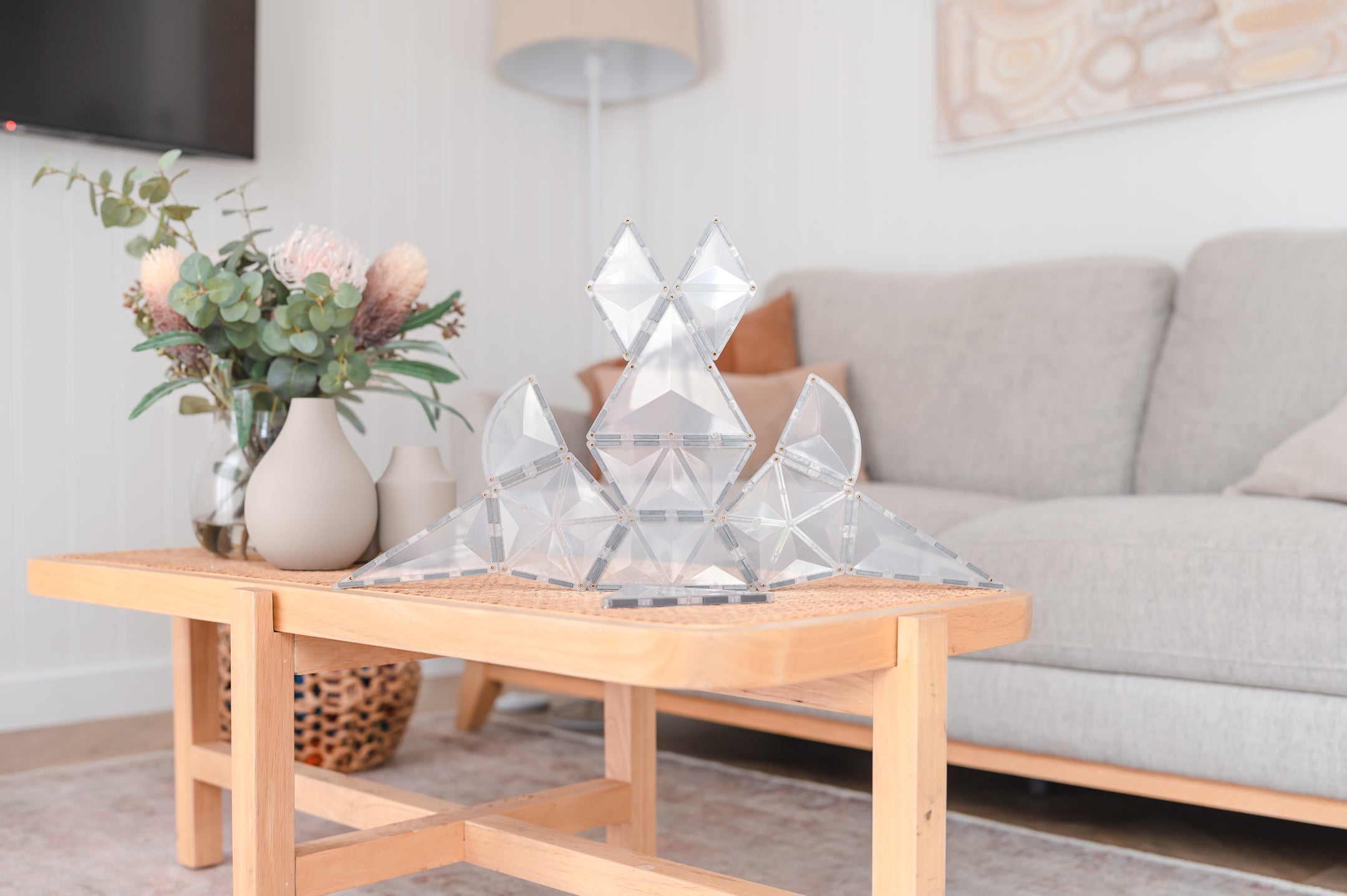 Connetix - Clear Shape Expansion Pack - 24 Piece Magnetic Tiles - Connetix - littleyoyo.ca