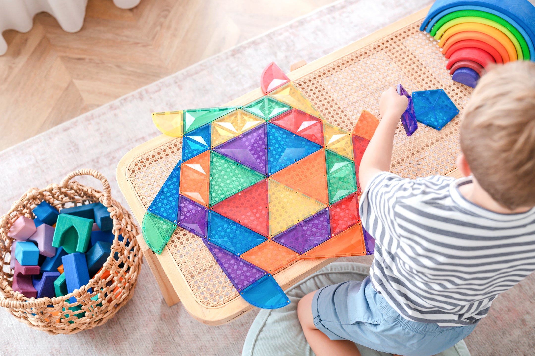 Connetix - Rainbow Shape Expansion Pack - 36 Piece Magnetic Tiles - Connetix - littleyoyo.ca