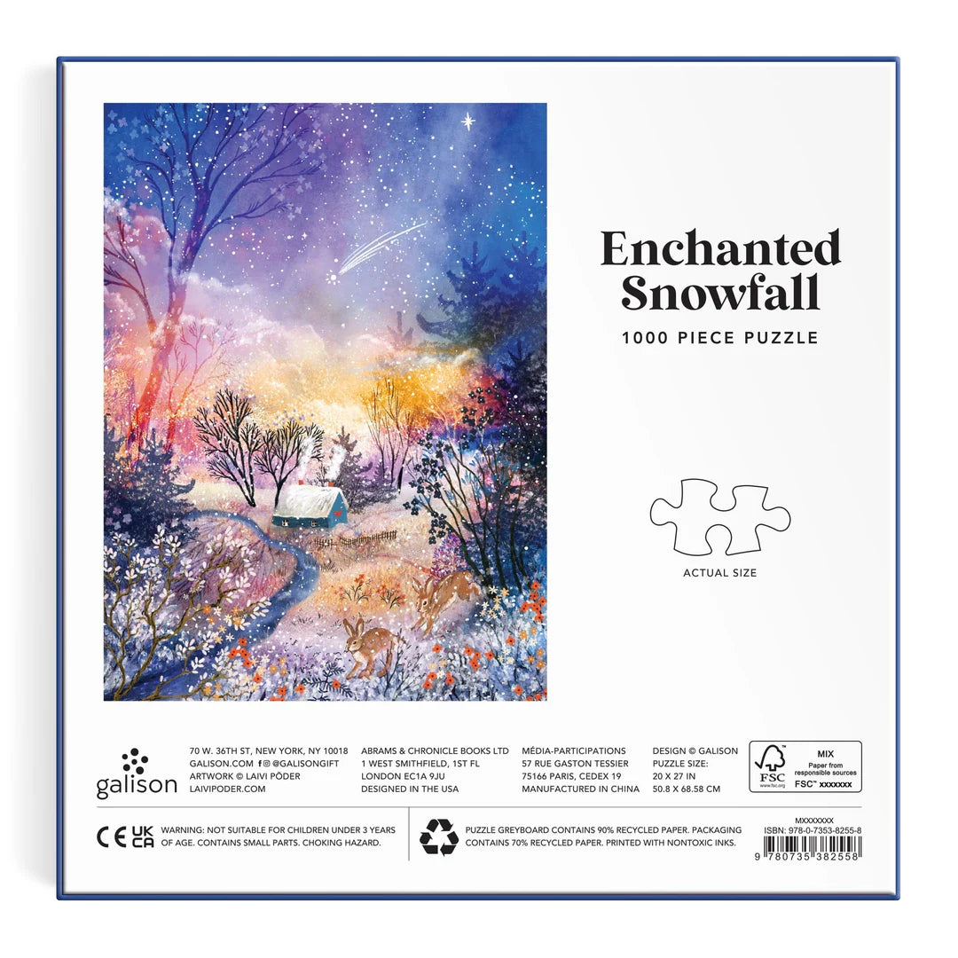 Enchanted Snowfall - 1000pc Jigsaw Puzzle - Galison - littleyoyo.ca
